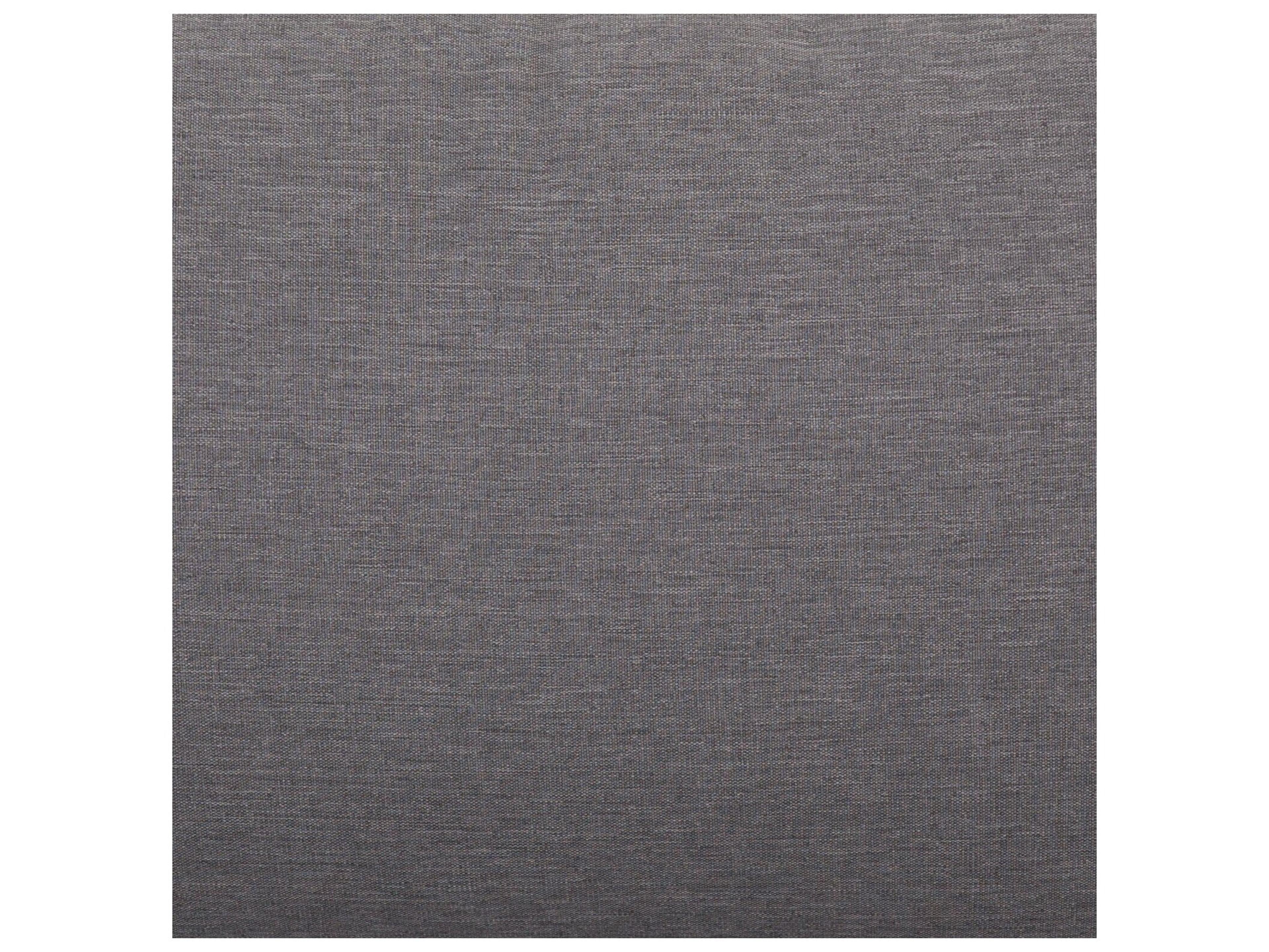 Four Hands Outdoor Solano Charcoal Weathered Grey Dark Strap Teak Cushion Sofa