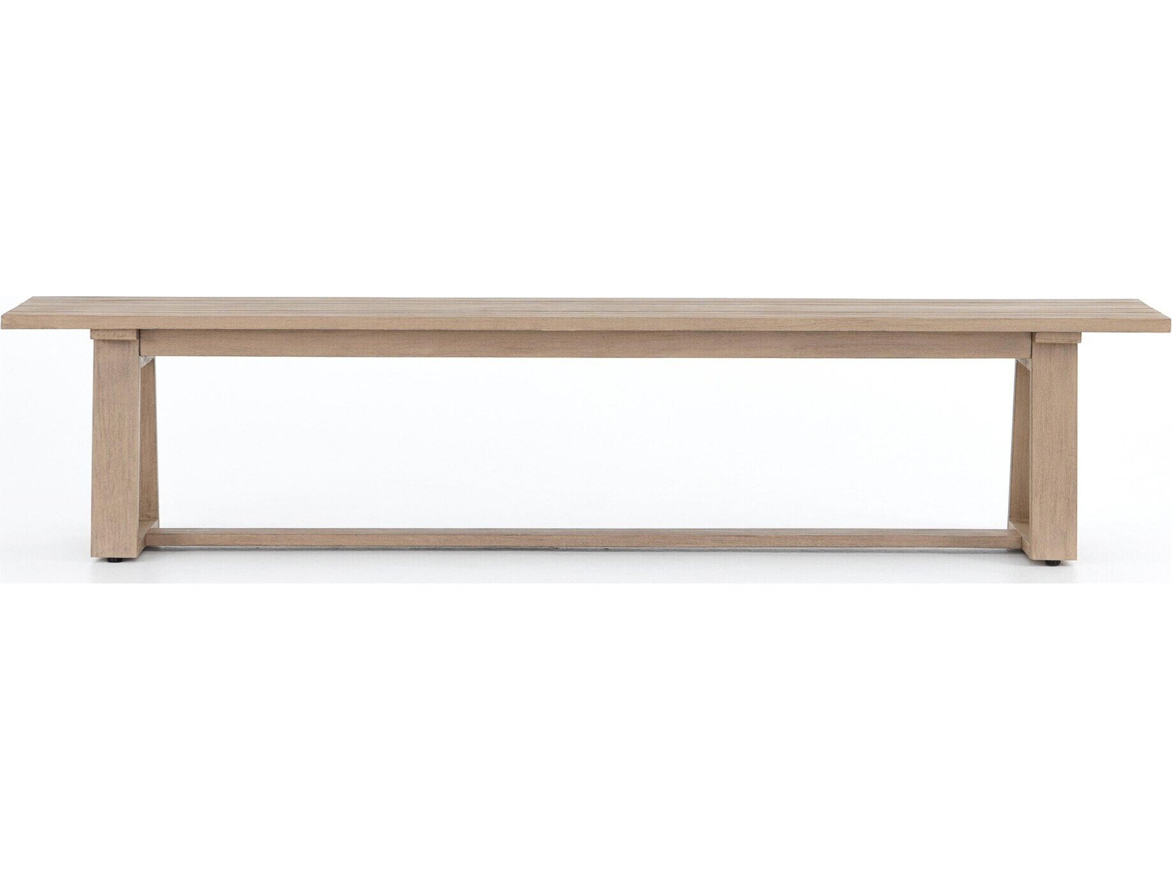 Four Hands Outdoor Solano Sonoma  Sofa-60-Brown/Stone Grey