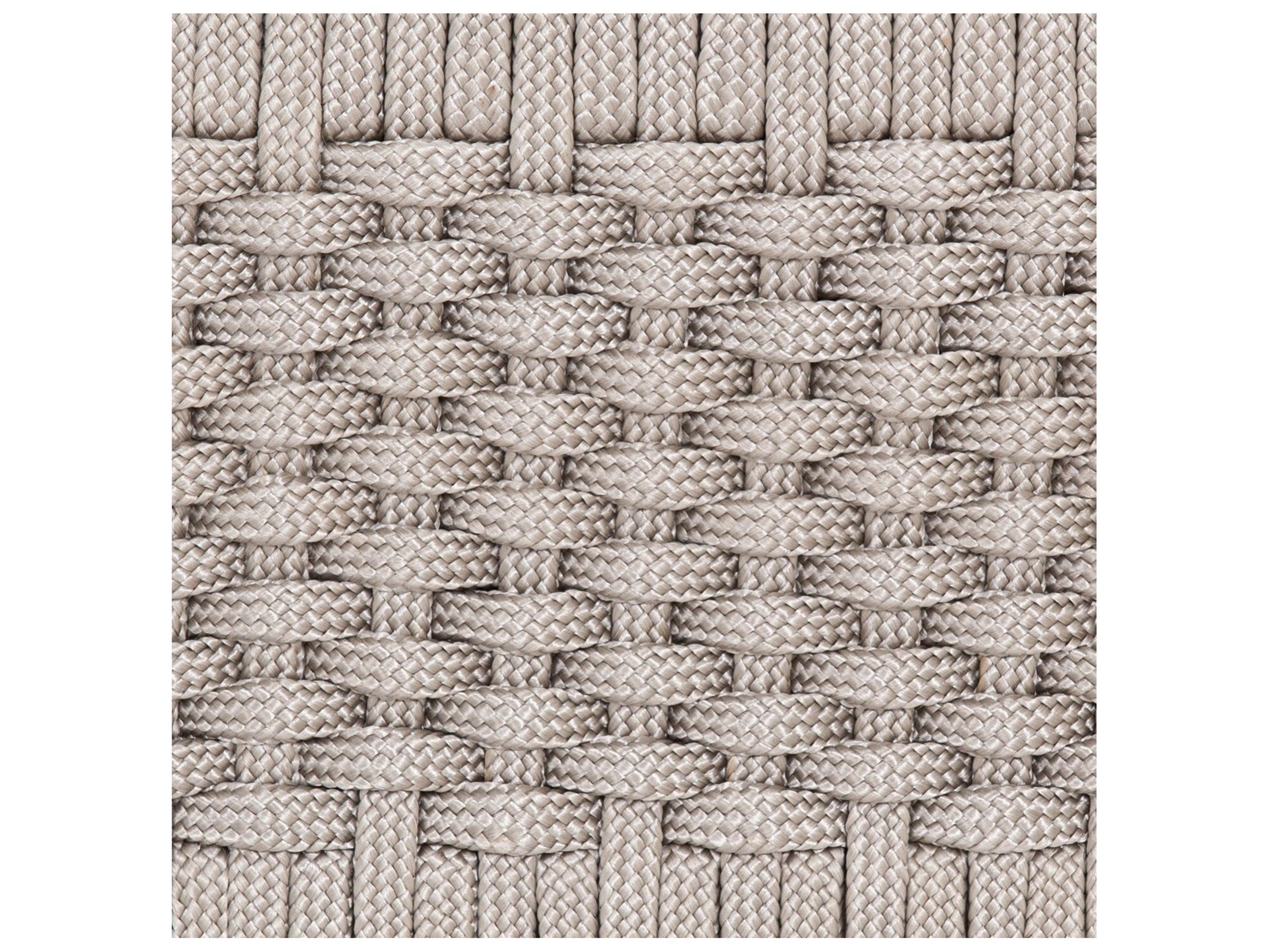 Four Hands Outdoor Solano Washed Brown / Thick Grey Rope Counter Stool