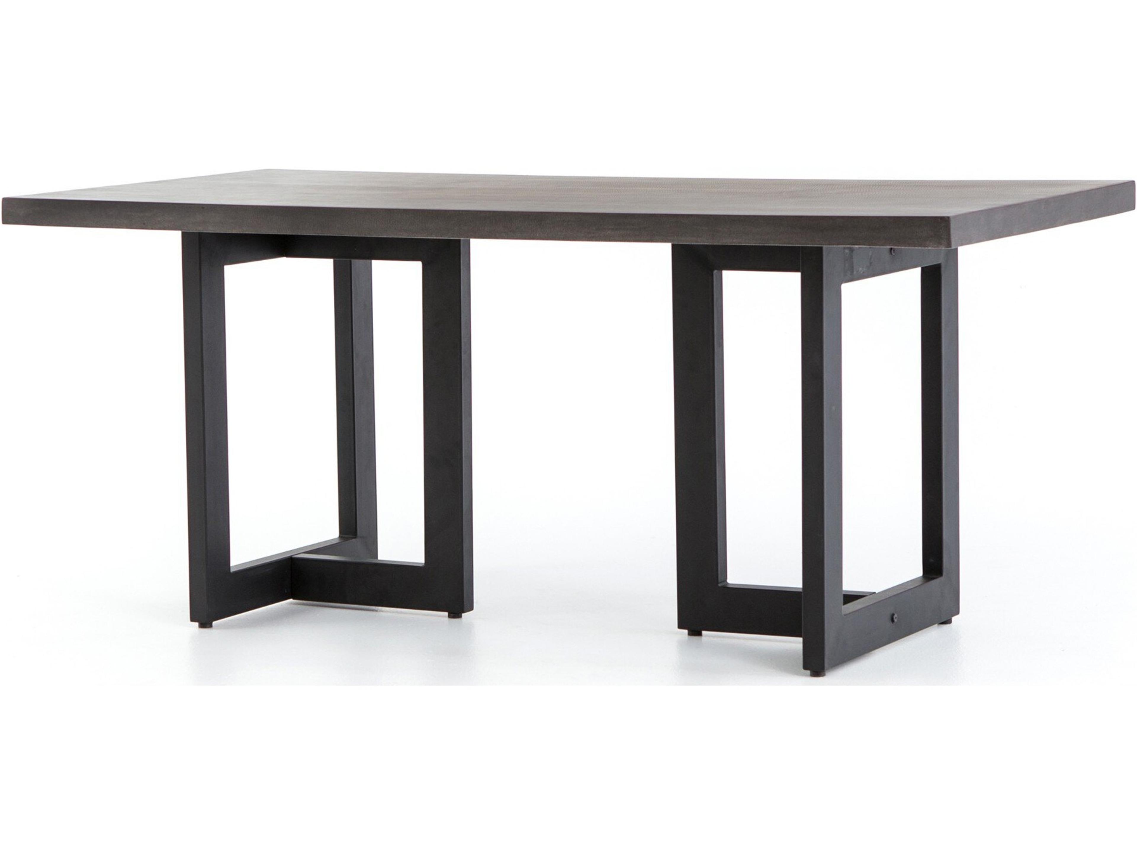 Four Hands Outdoor Constantine Wrought Iron Rectangular Dining Table