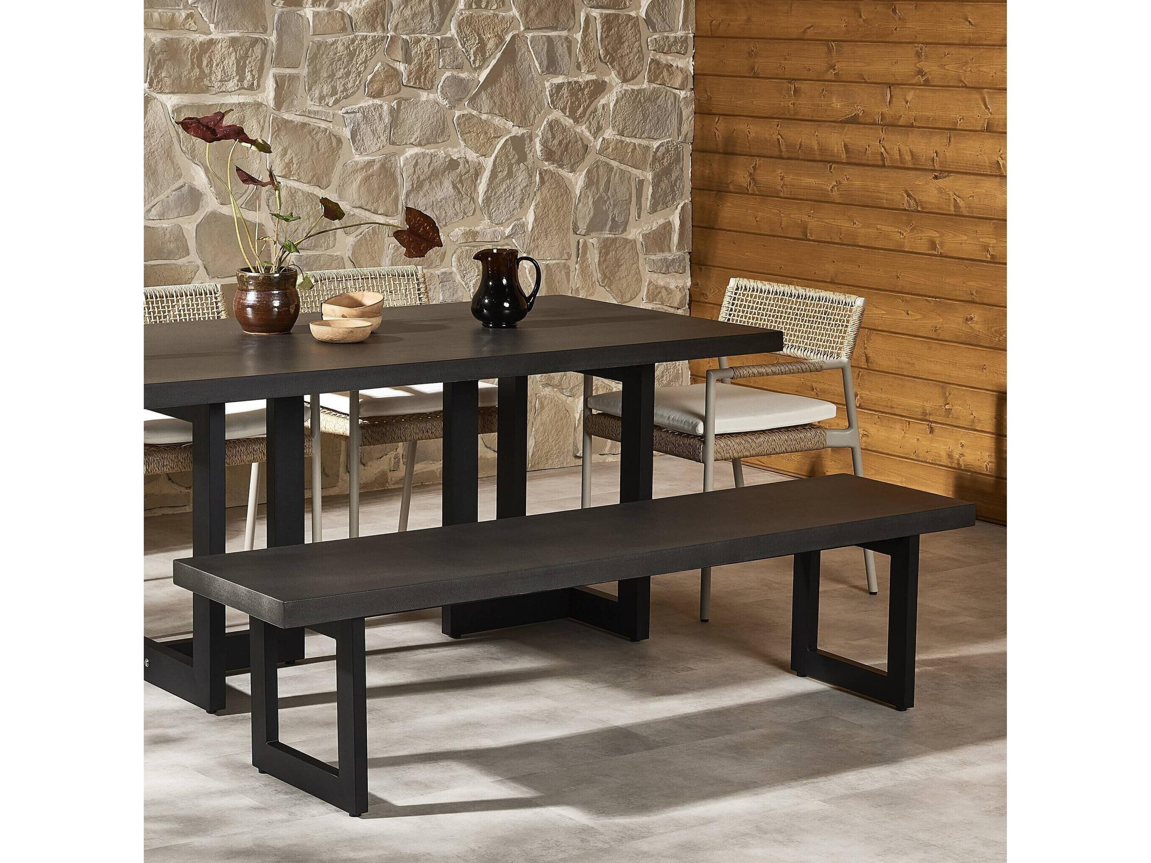 Four Hands Outdoor Solano Sonoma  Sofa-60-Brown/Faye Ash