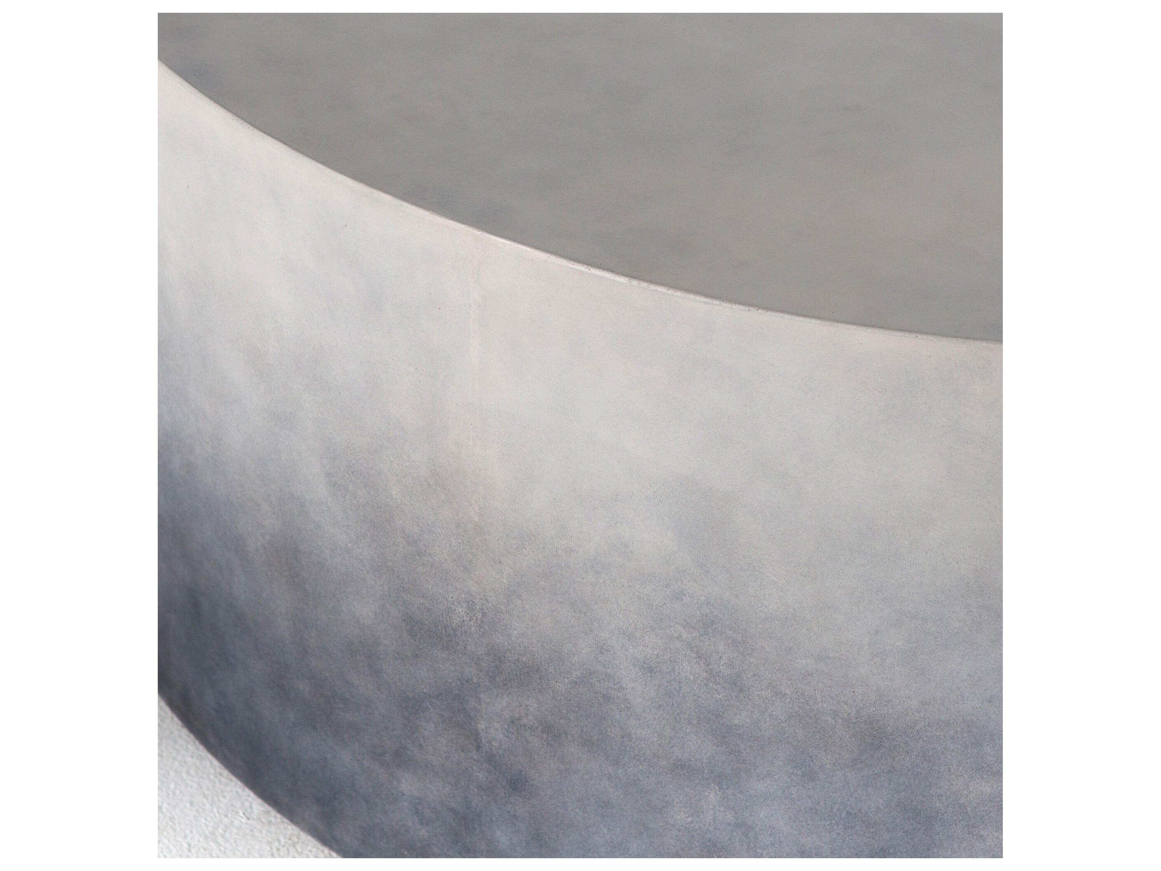 Four Hands Outdoor Thayer Indigo Ombre Concrete Round Coffee Table
