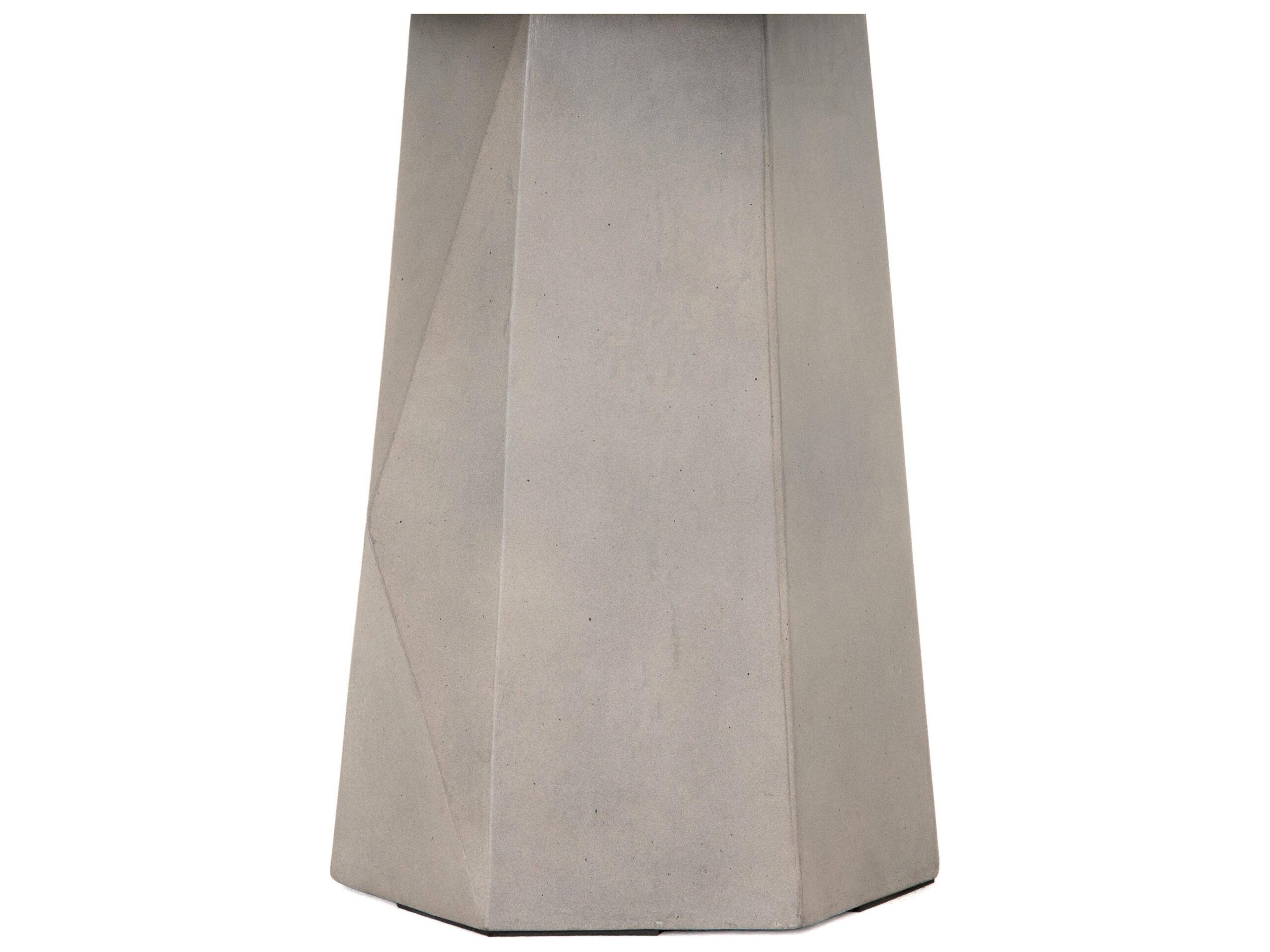 Four Hands Outdoor Thayer Concrete Round End Table