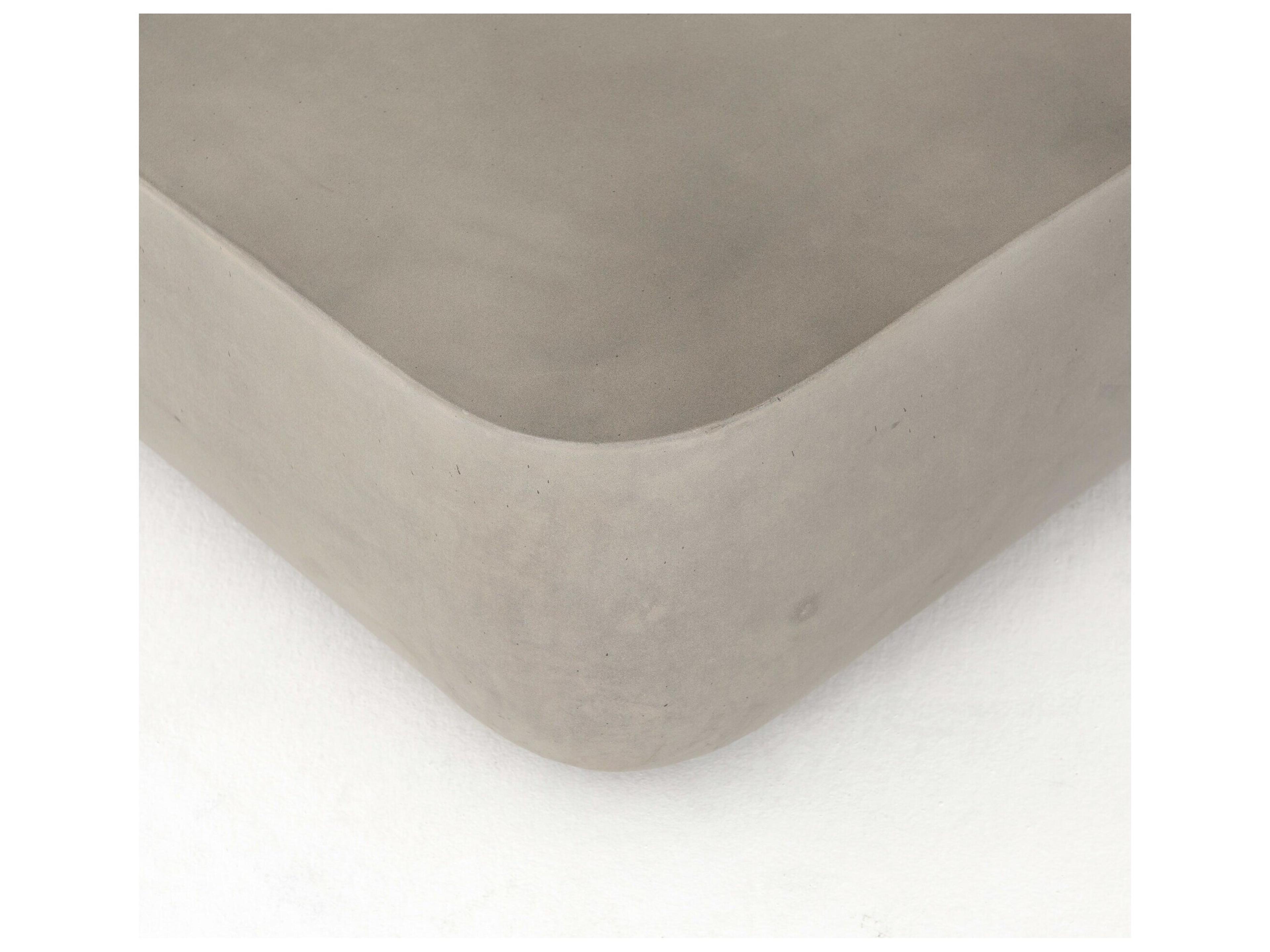 Luxecor Globetrotter Outdoor Grey Concrete Square Coffee Table