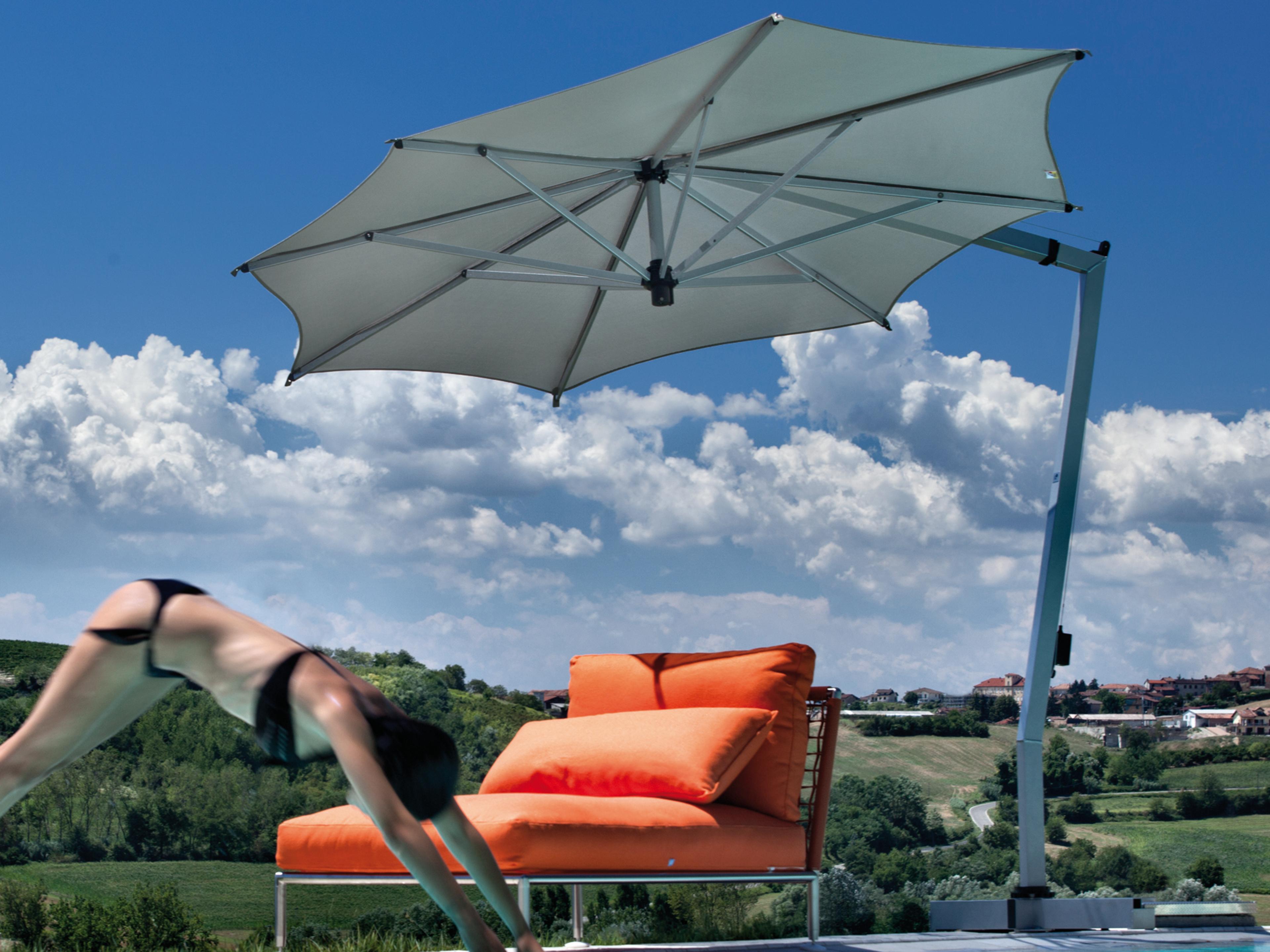 FIM C-Series Aluminum 11.5 Offset Patio Umbrella