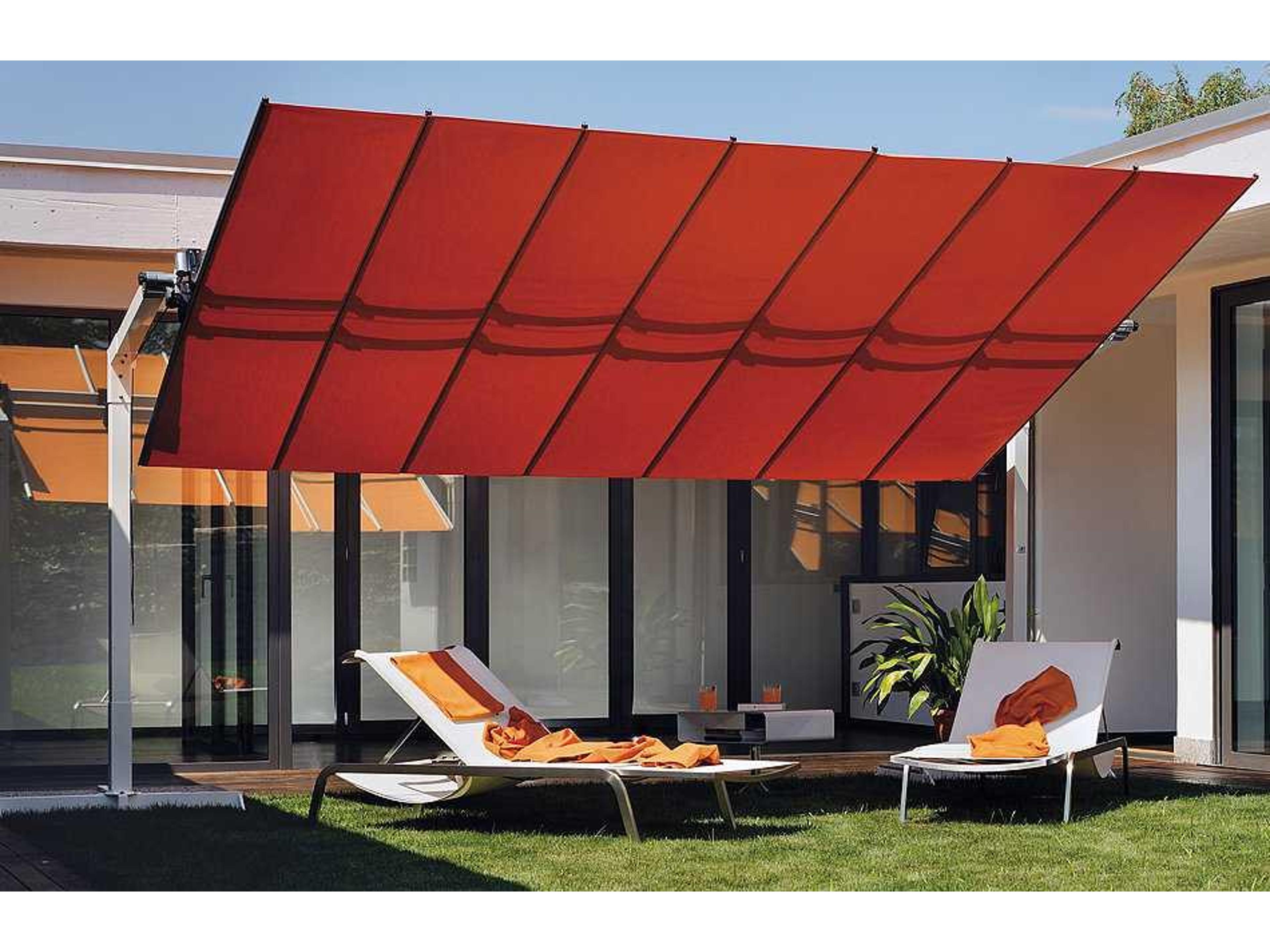 FIM Flexy Aluminum 8 x 16 Foot Rectangular Offset Outdoor Patio Umbrella