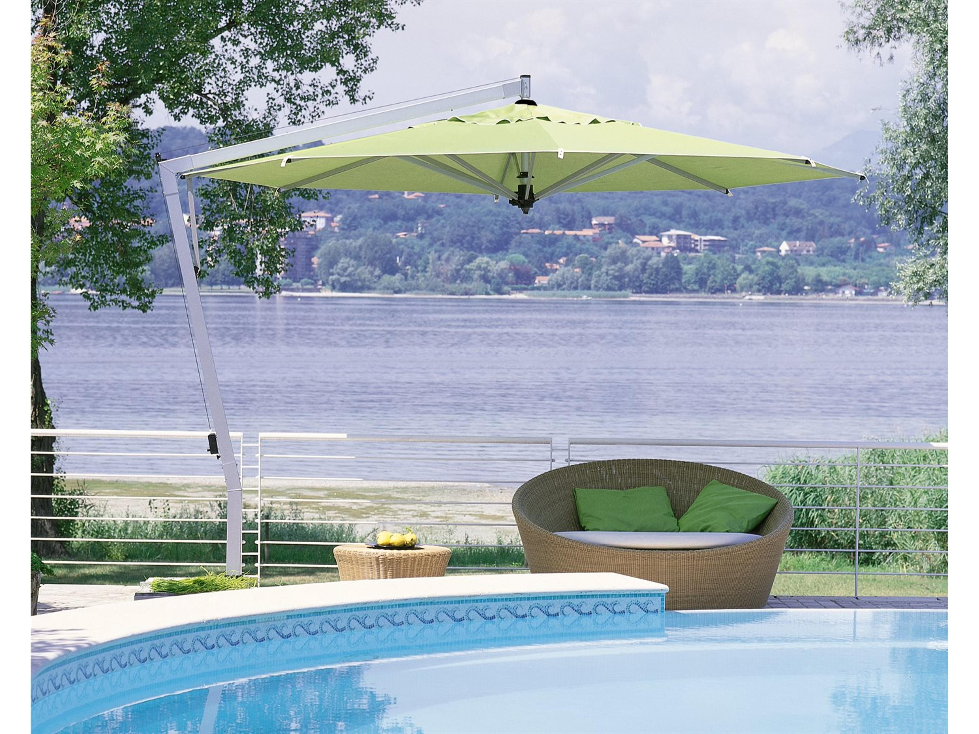FIM P- Series Aluminum 13 Foot Octagon Cantilever Patio Umbrella