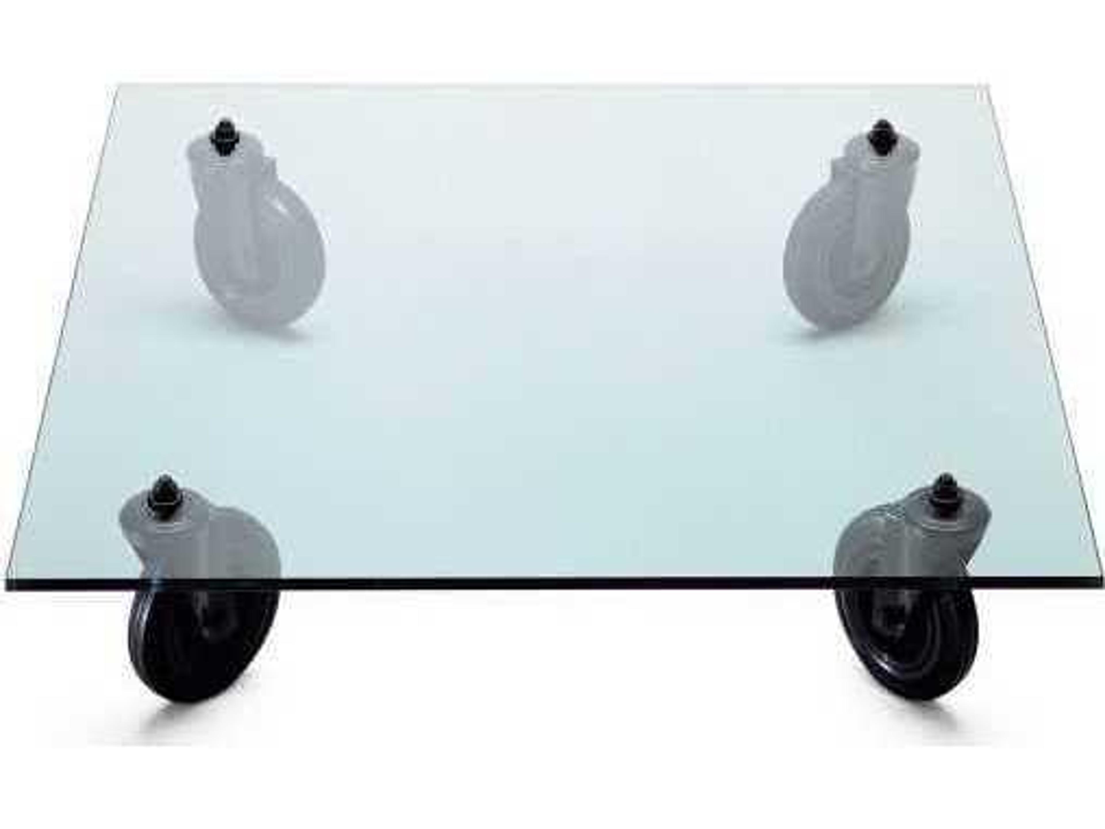 Tavolo Con Ruote Glass Coffee Table Iconic Italian Design