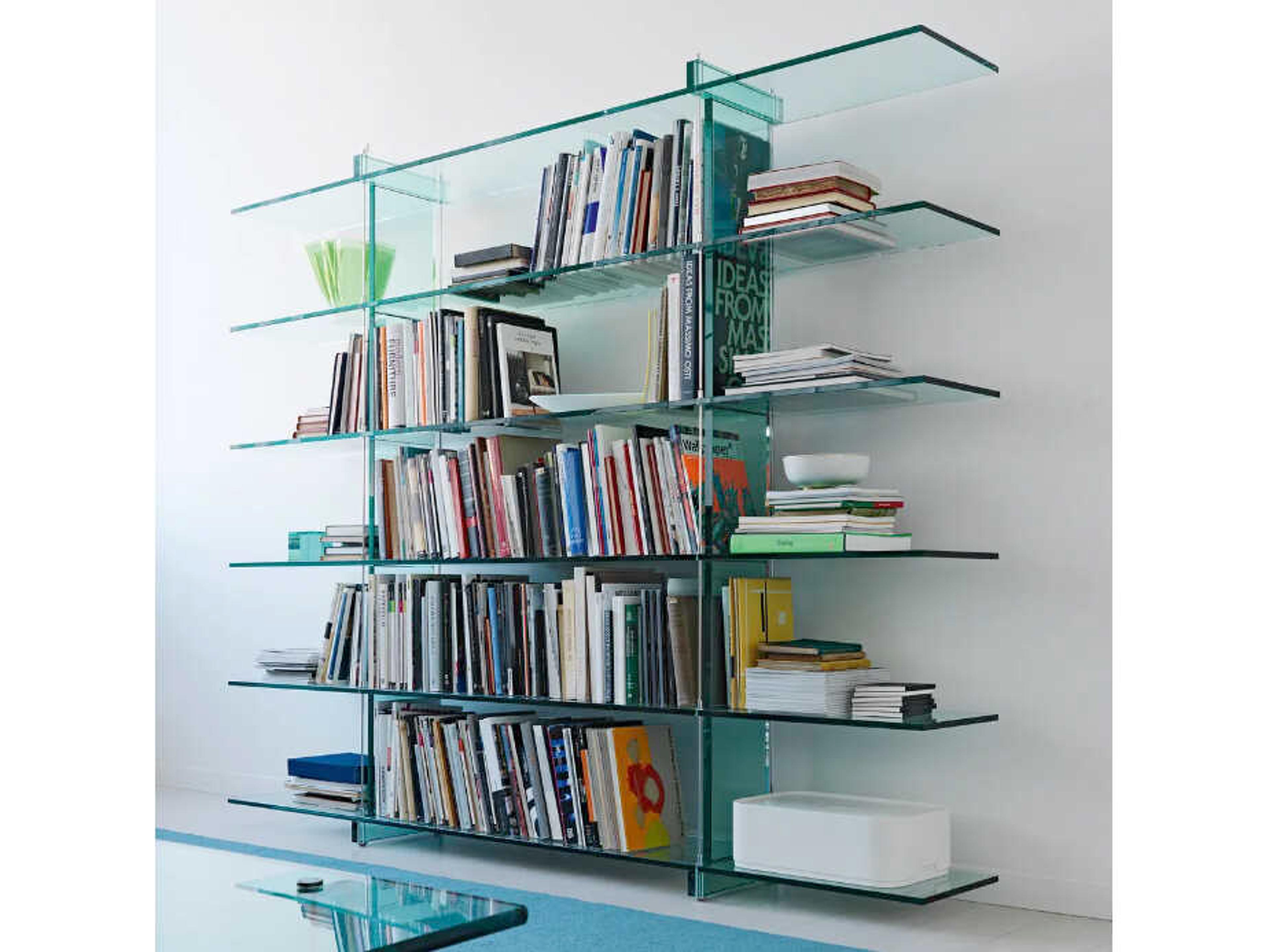 Fontana Arte Teso Float Glass Bookcase