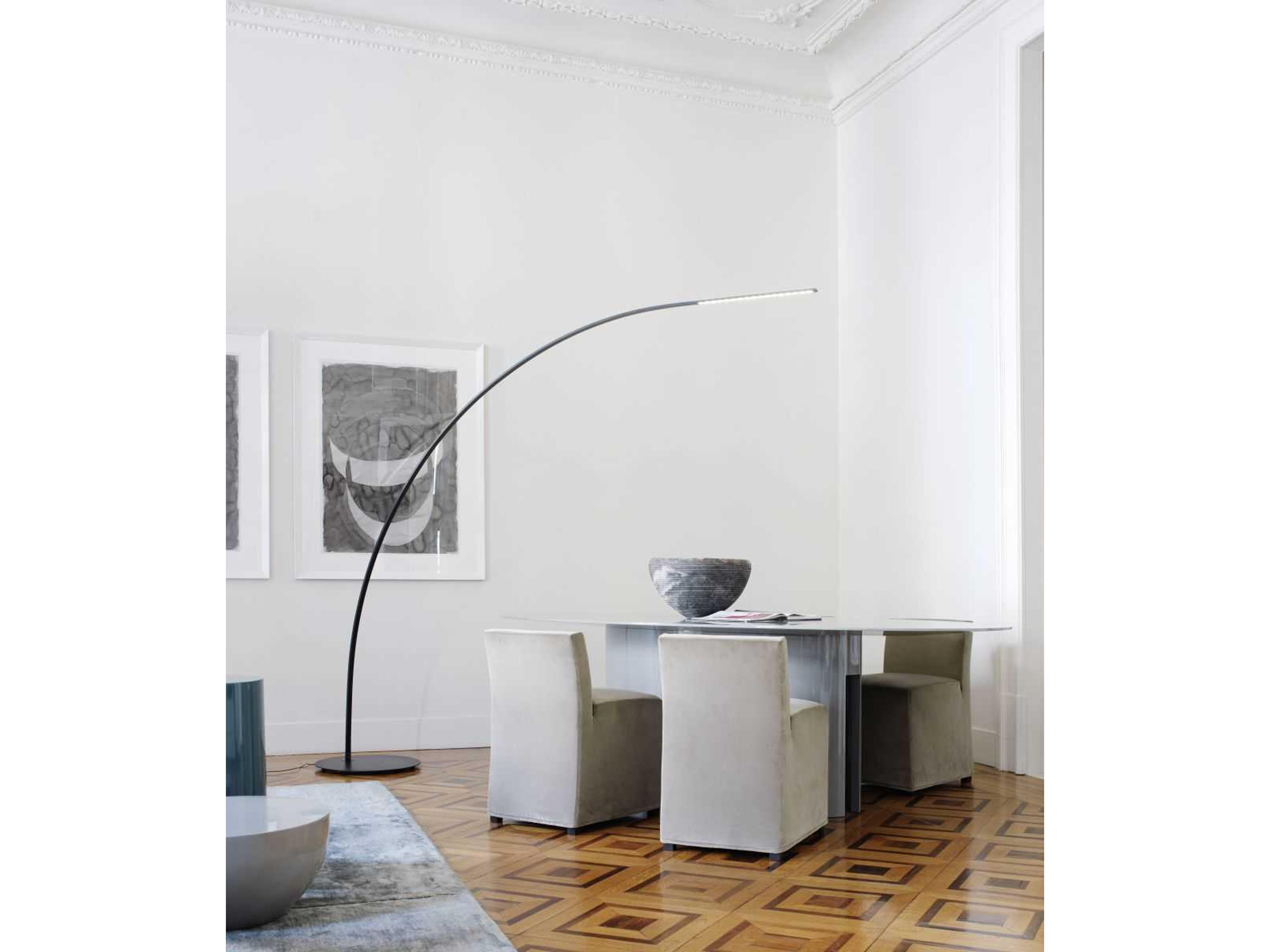 Fontana Arte Yumi LED Black Floor Lamp