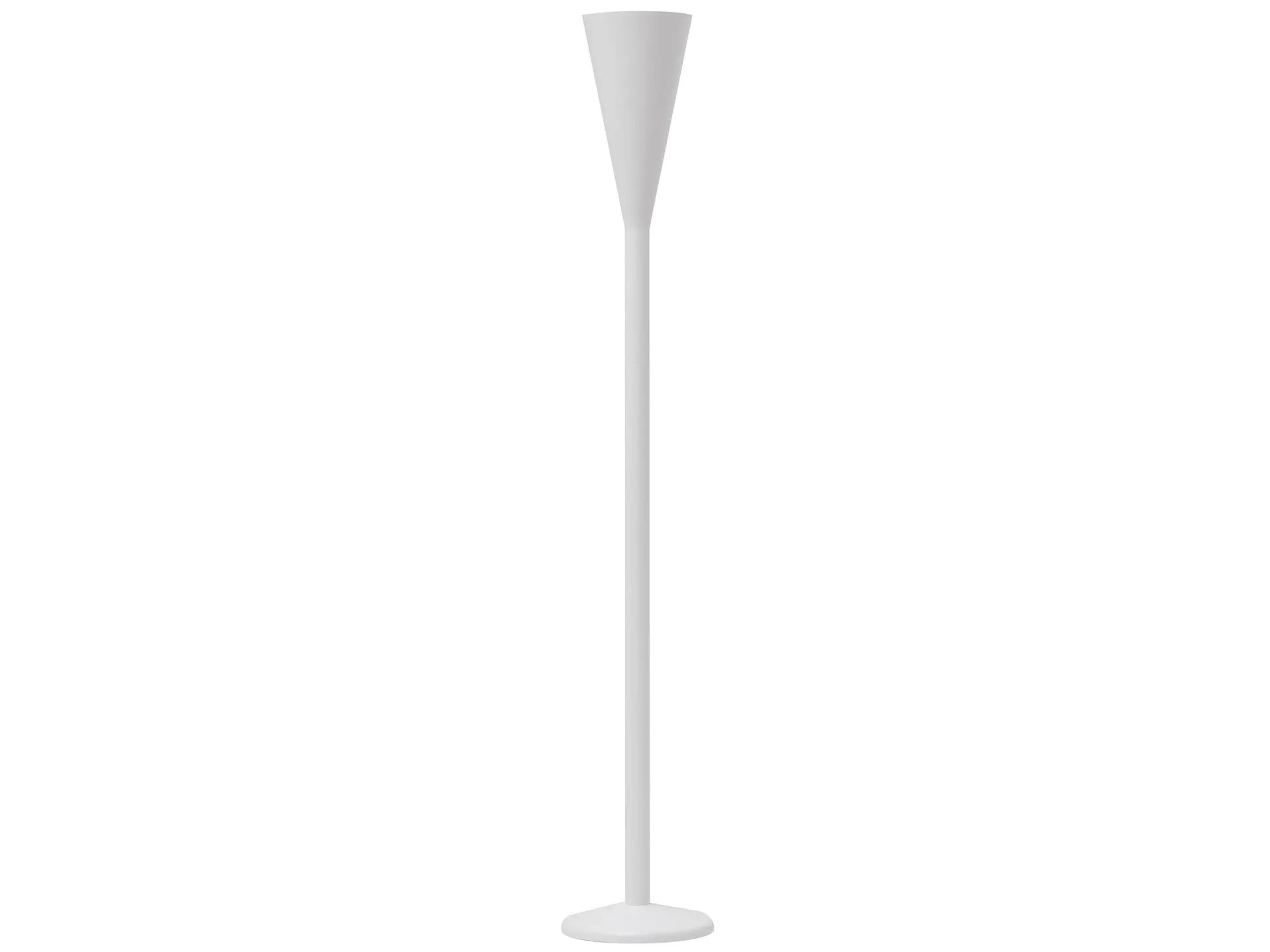 Luminator White LED Floor Lamp