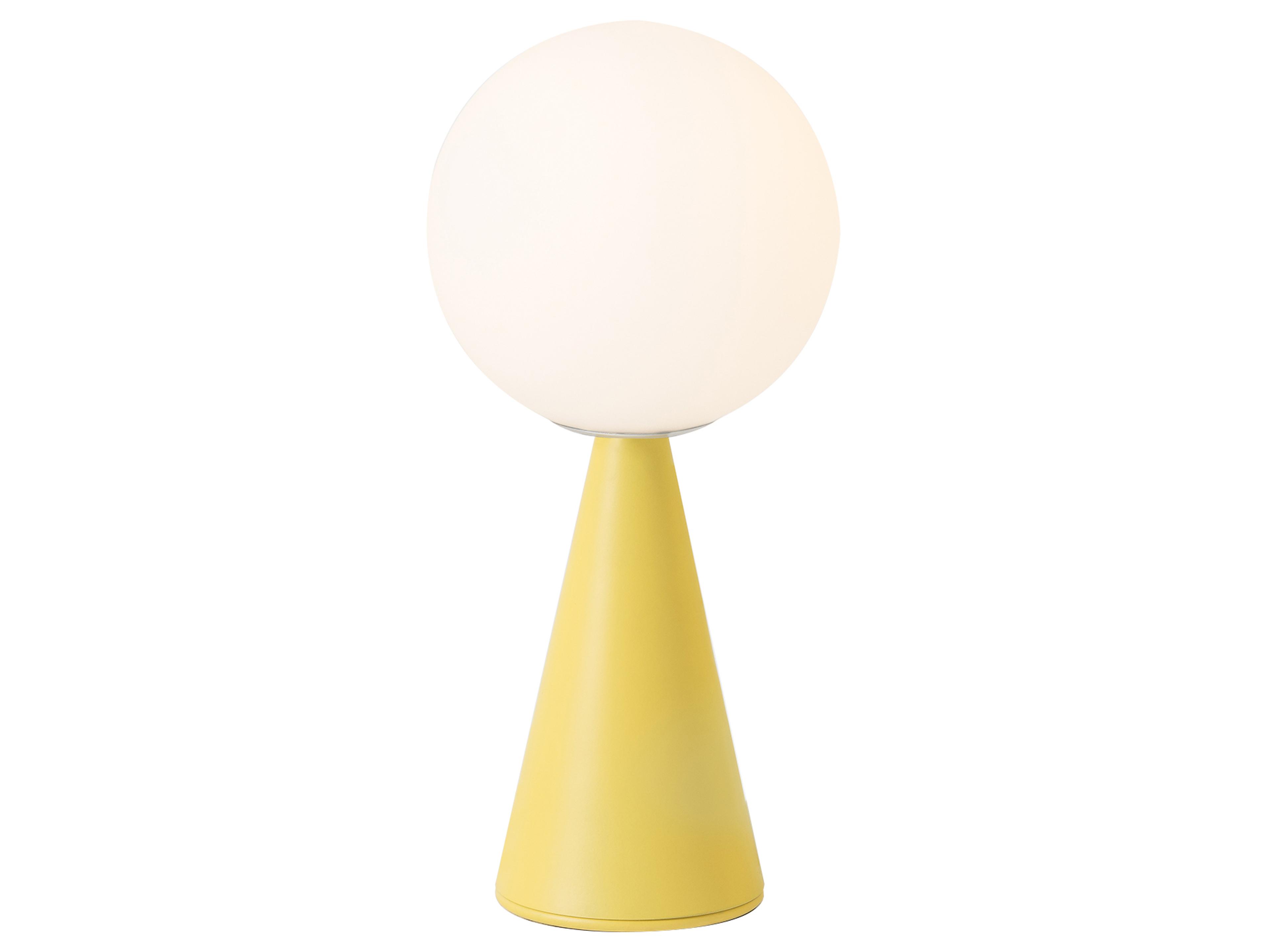 Bilia Yellow Glass LED Table Lamp