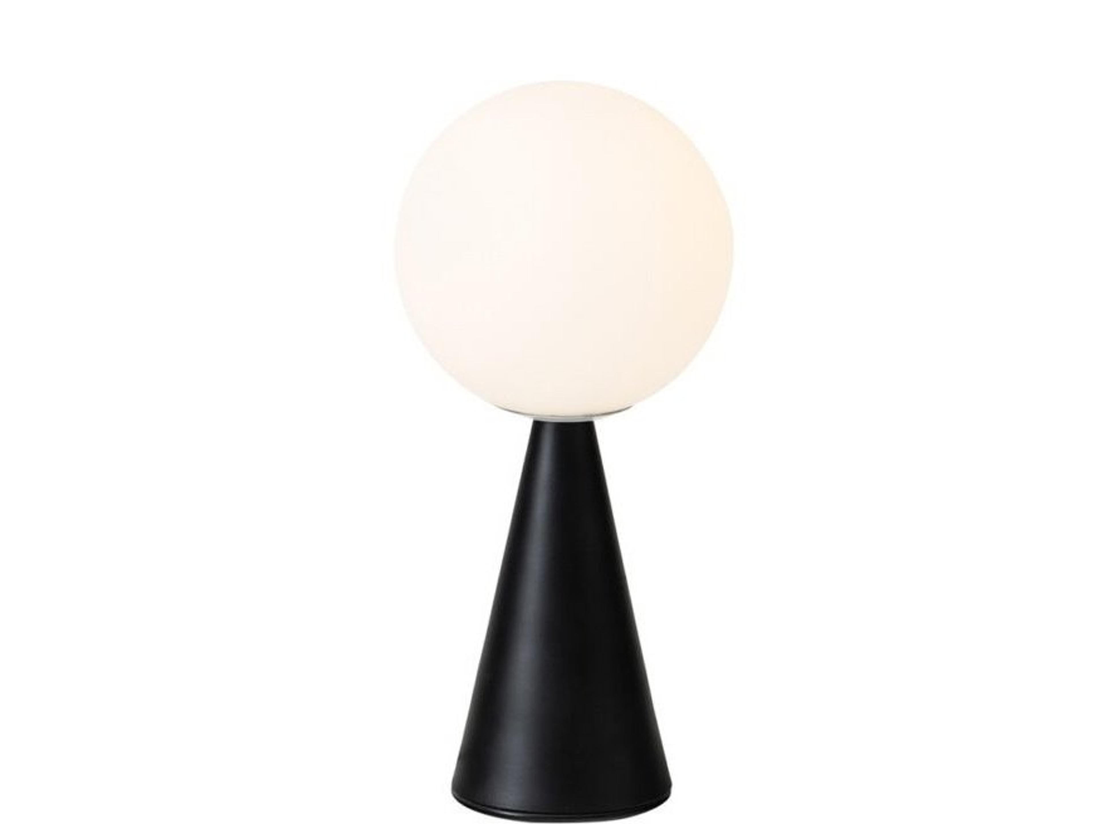 Bilia Black Rechargeable Table Lamp