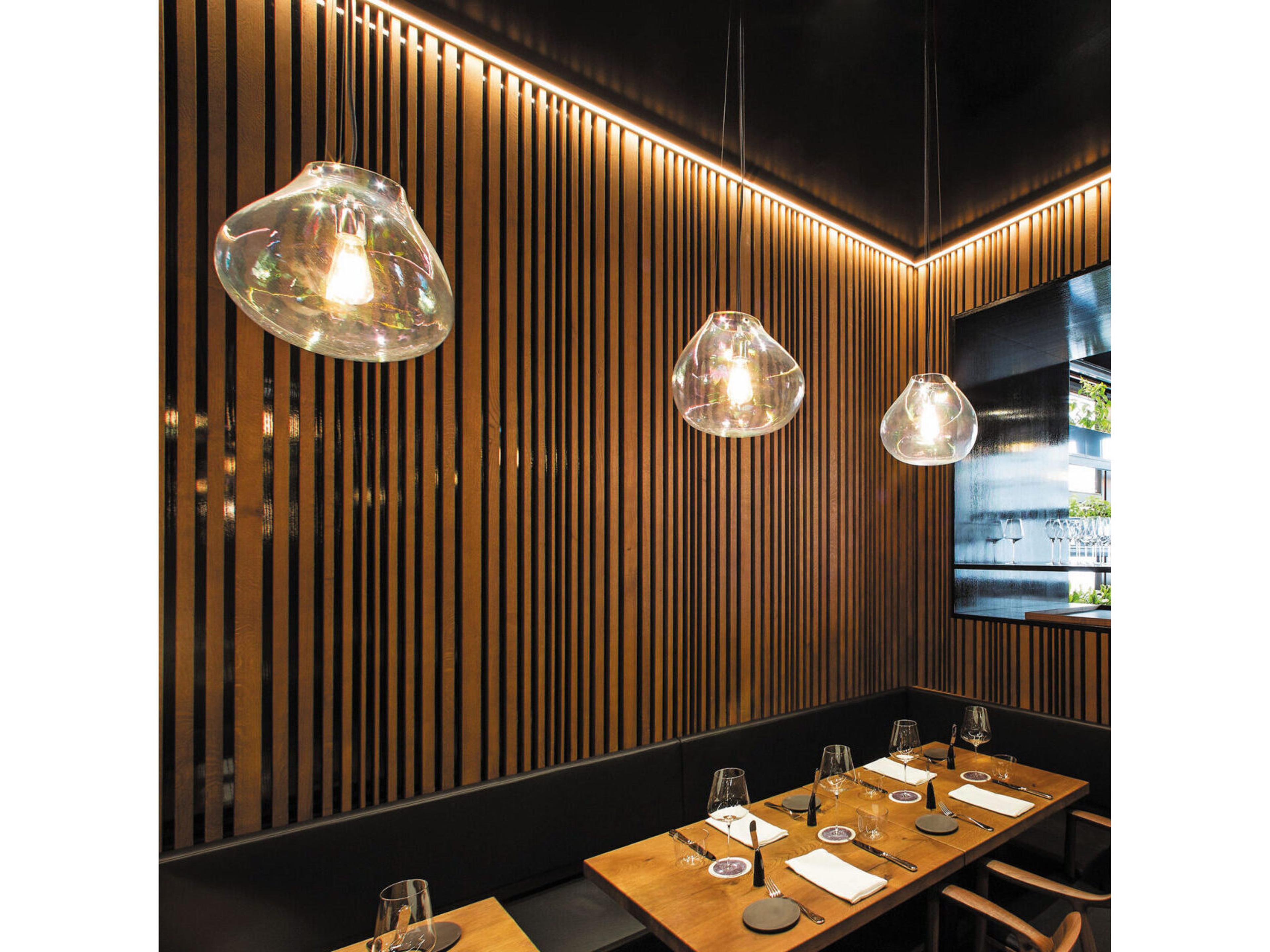 Fontana Arte Bolla 1-Light Transparent Clear Pendant