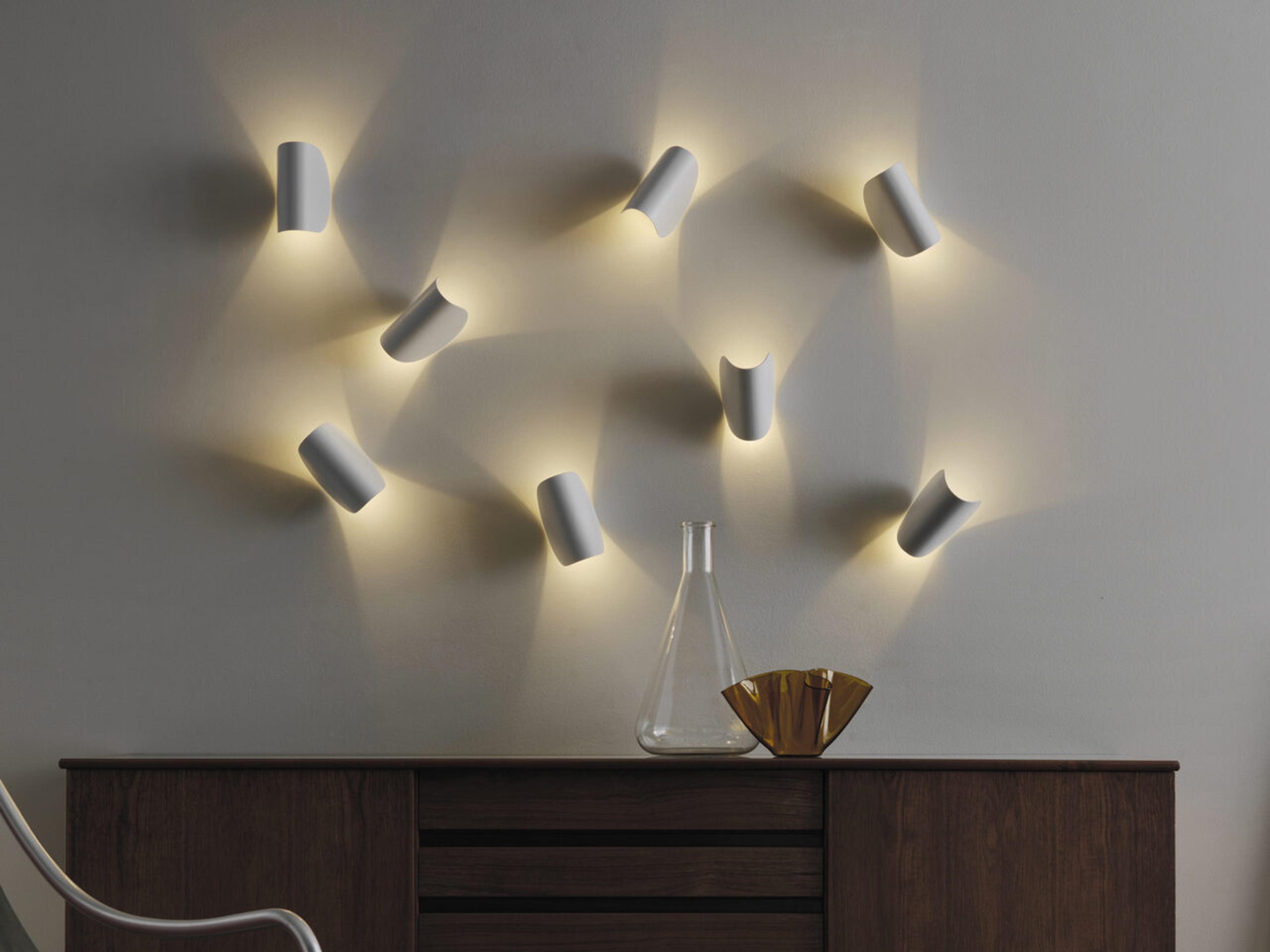 Fontana Arte IO 2-Light White Wall Sconce