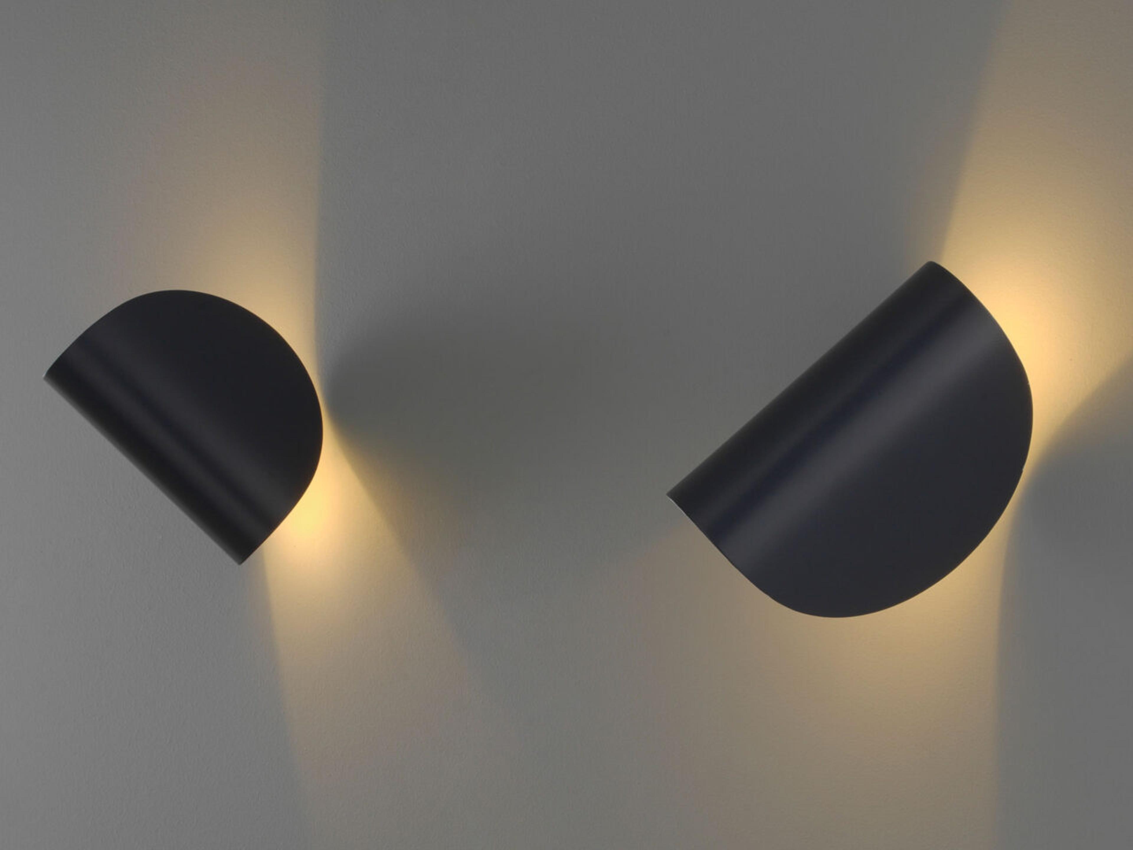 Fontana Arte IO 2-Light Dark Grey Wall Sconce