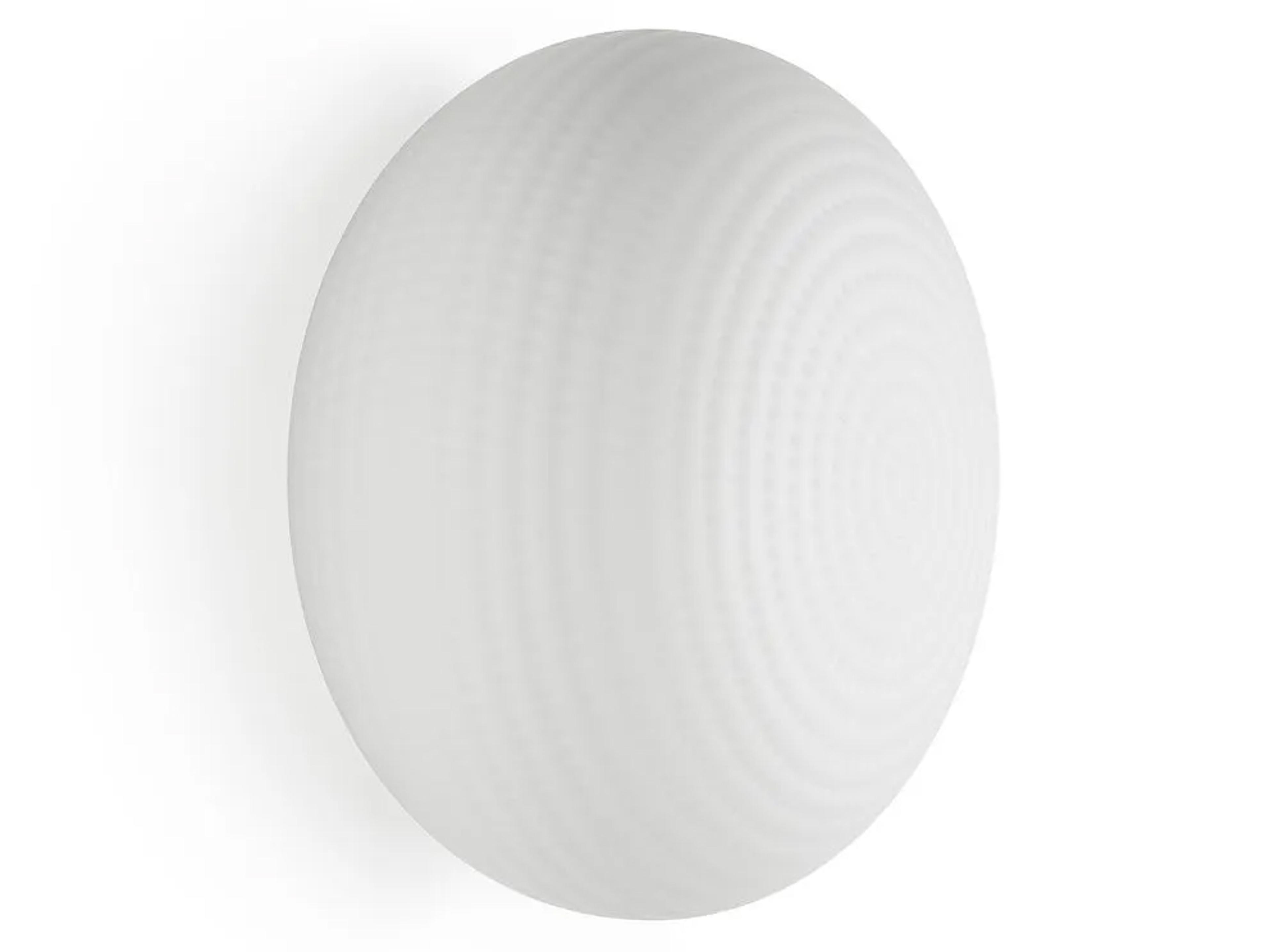 Bianca White Glass LED Wall Sconce