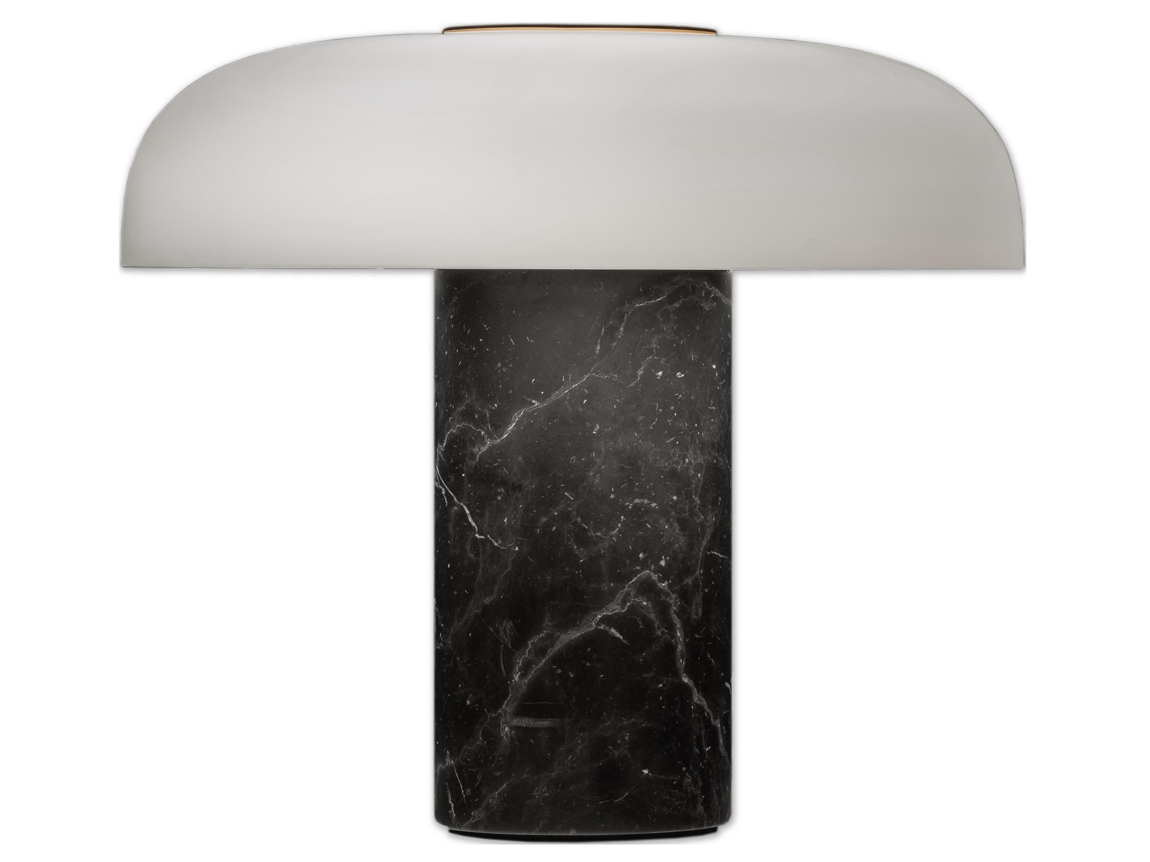 Tropico Black Glass LED Table Lamp