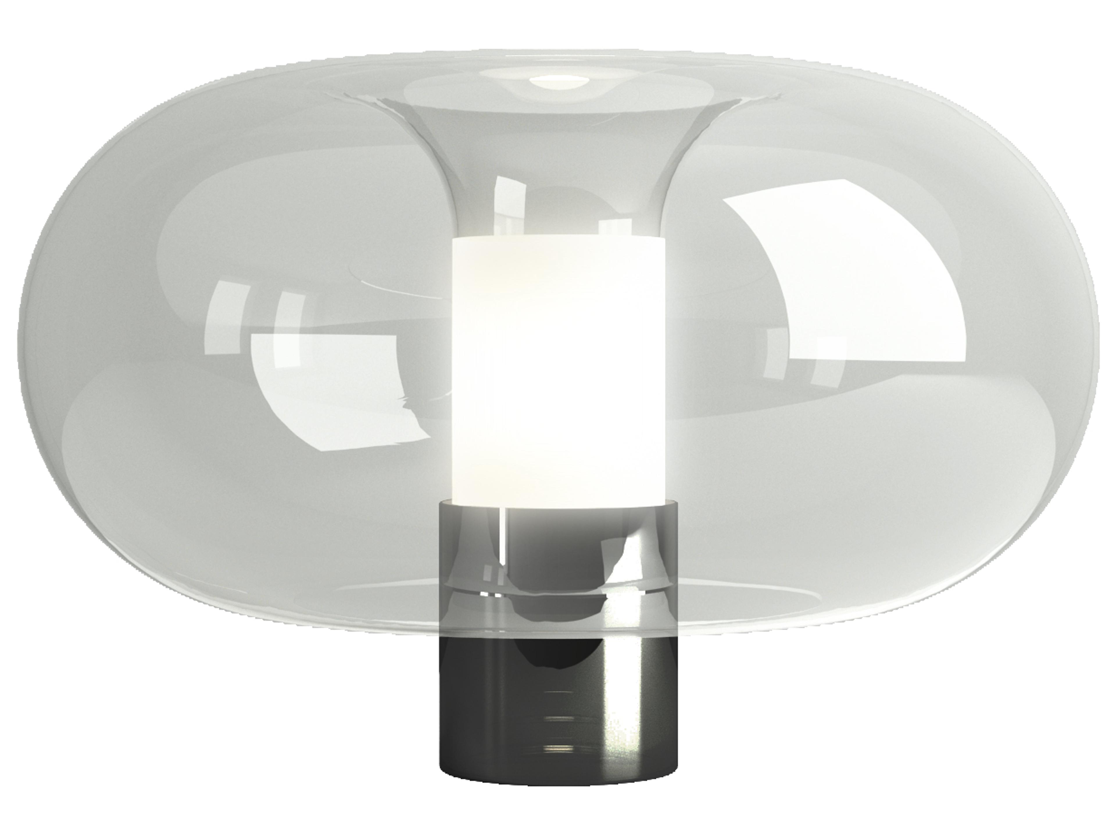 Fontanella Black Glass Table Lamp