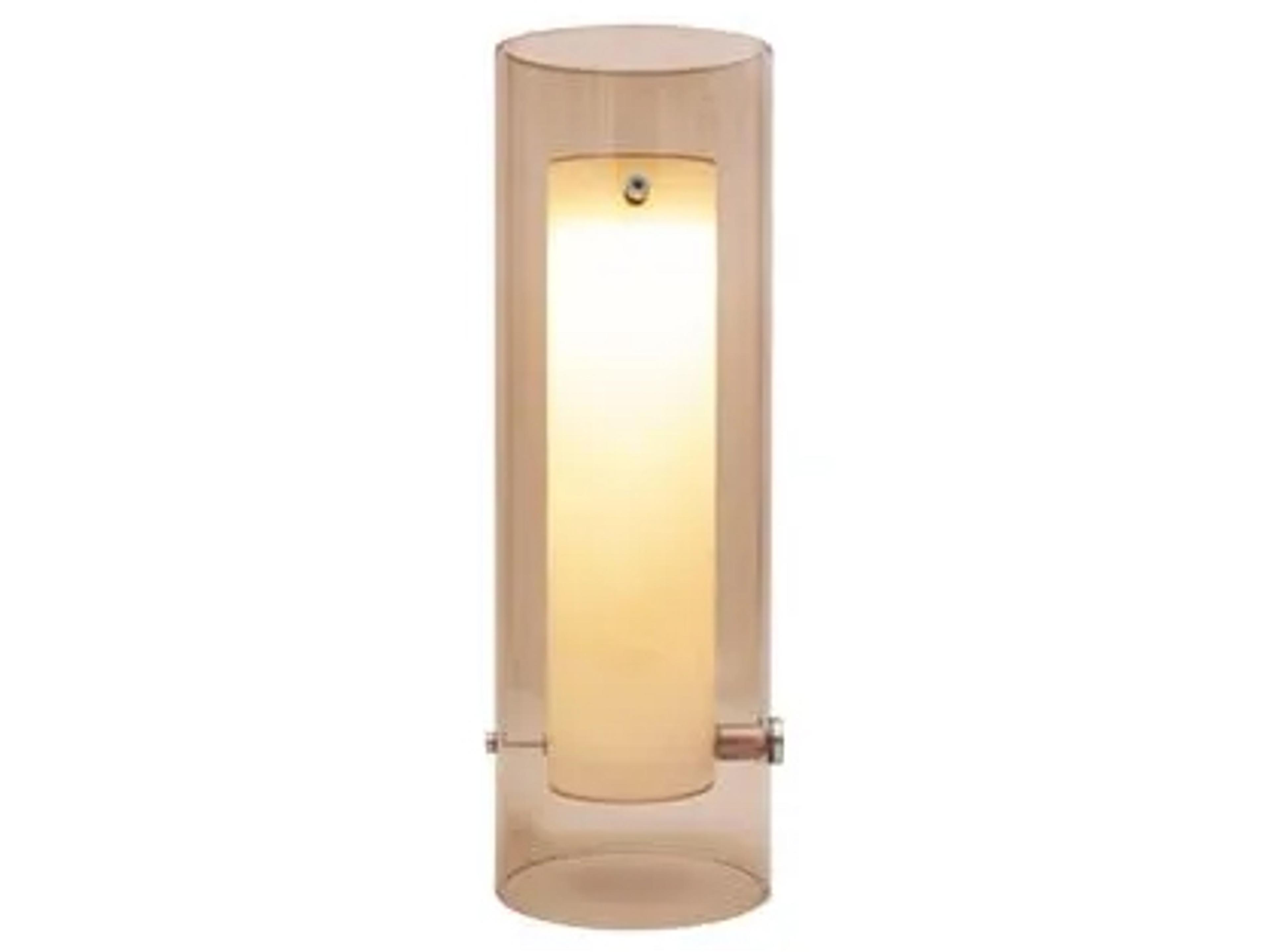 Fontana Arte Lasospesa Pink Glass LED Table Lamp