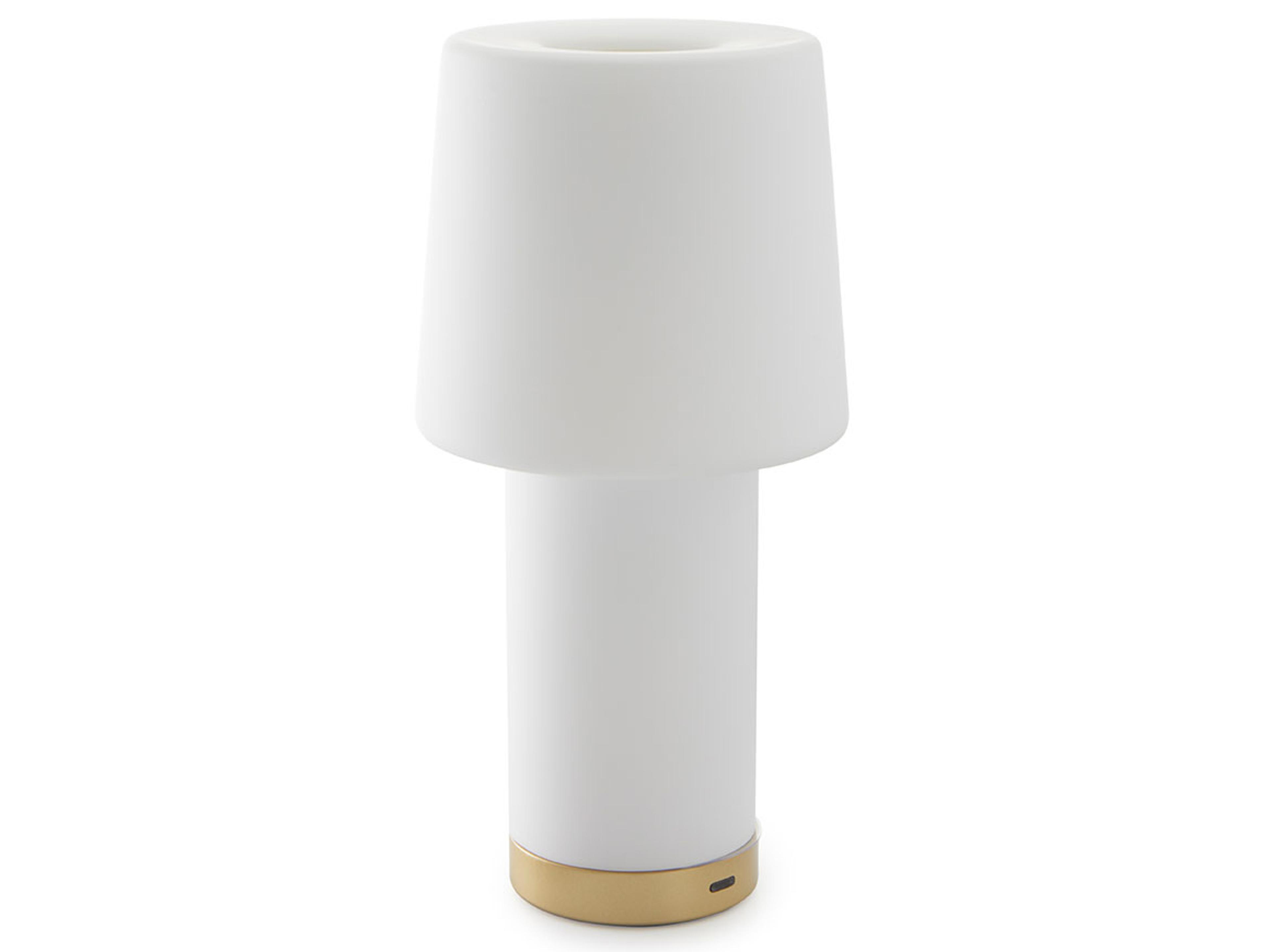 Cameo Gold White Table Lamp