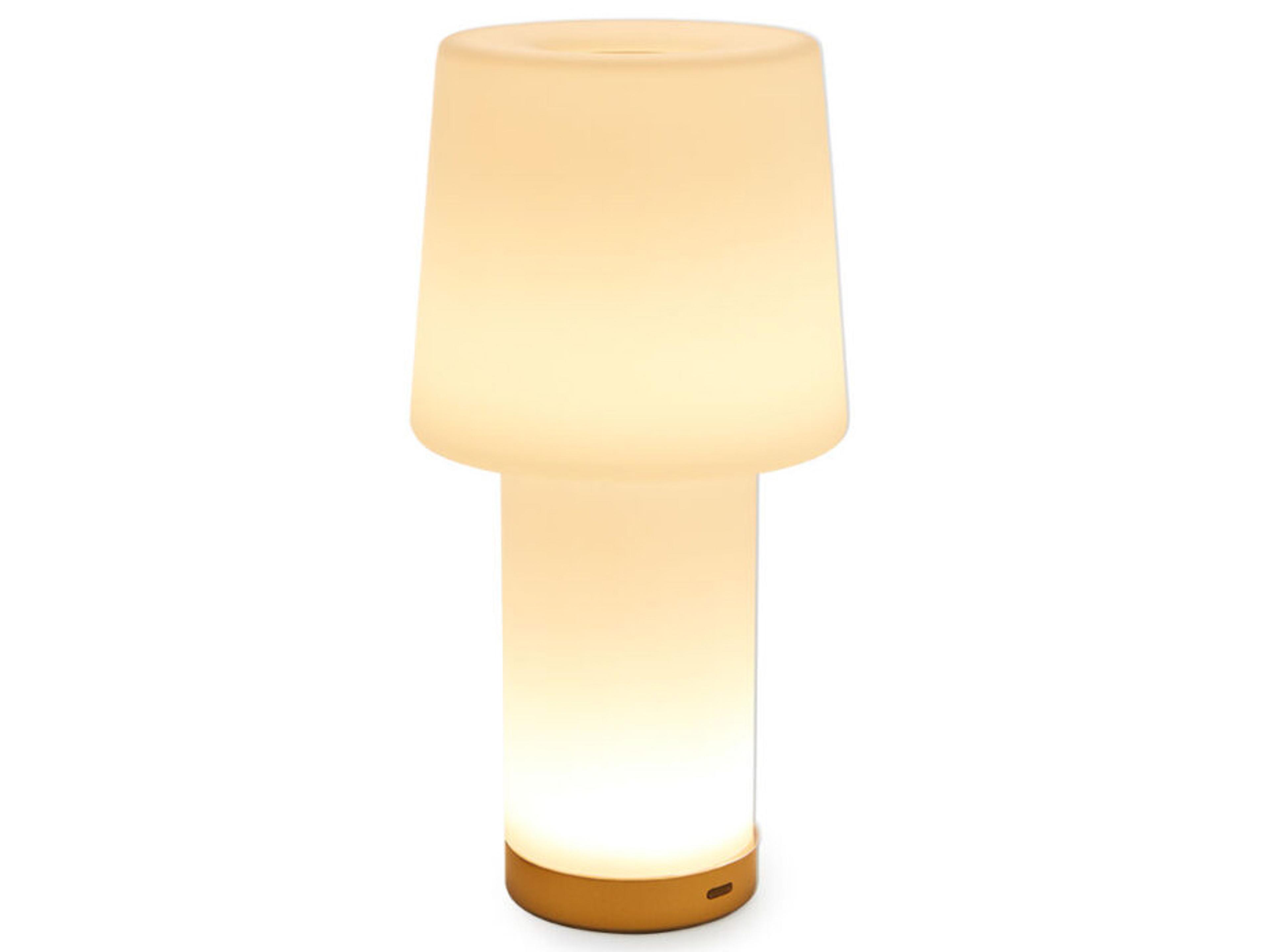 Fontana Arte Cameo Gold White Table Lamp