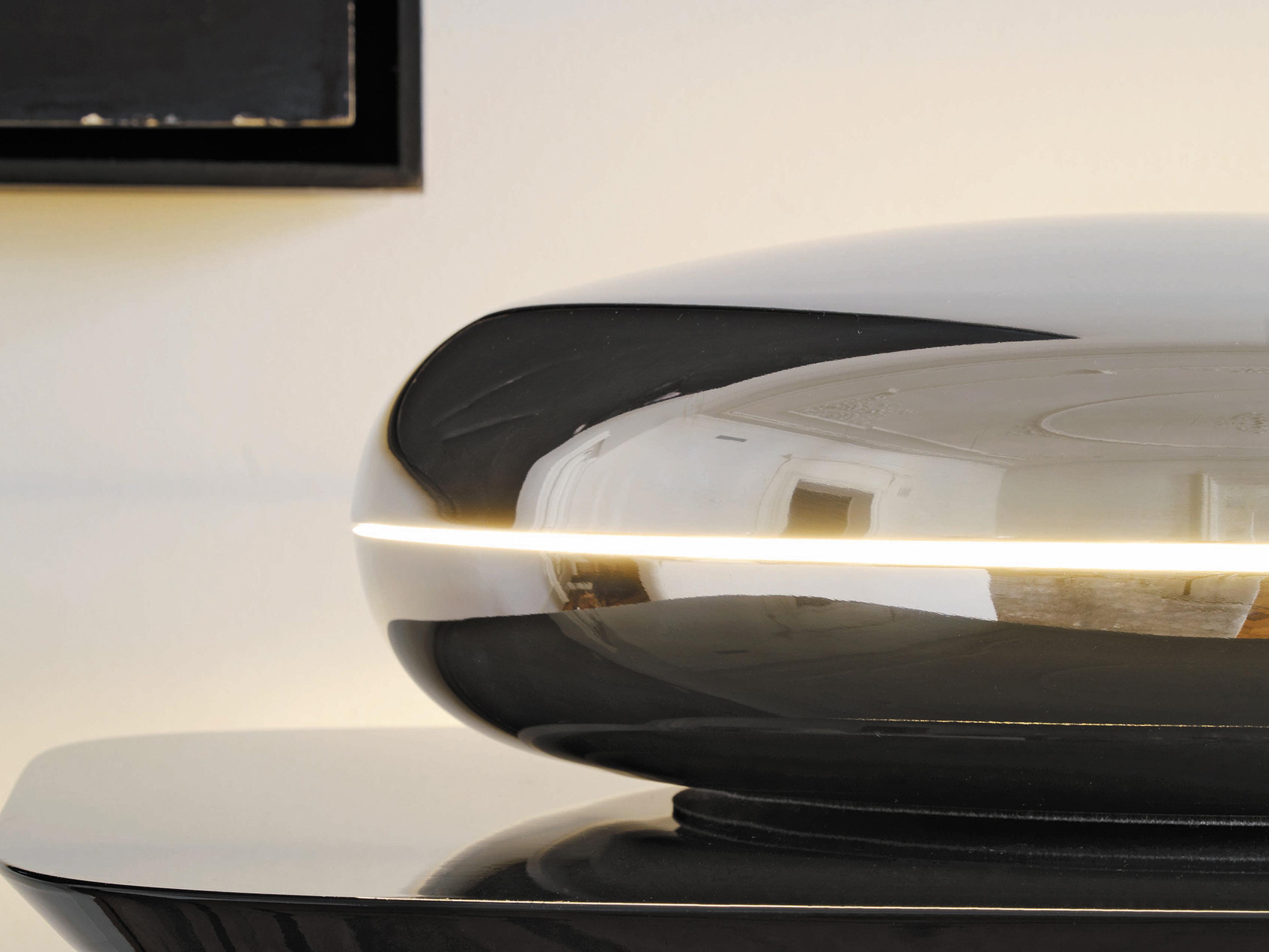 Fontana Arte Loop Steel Table Lamp