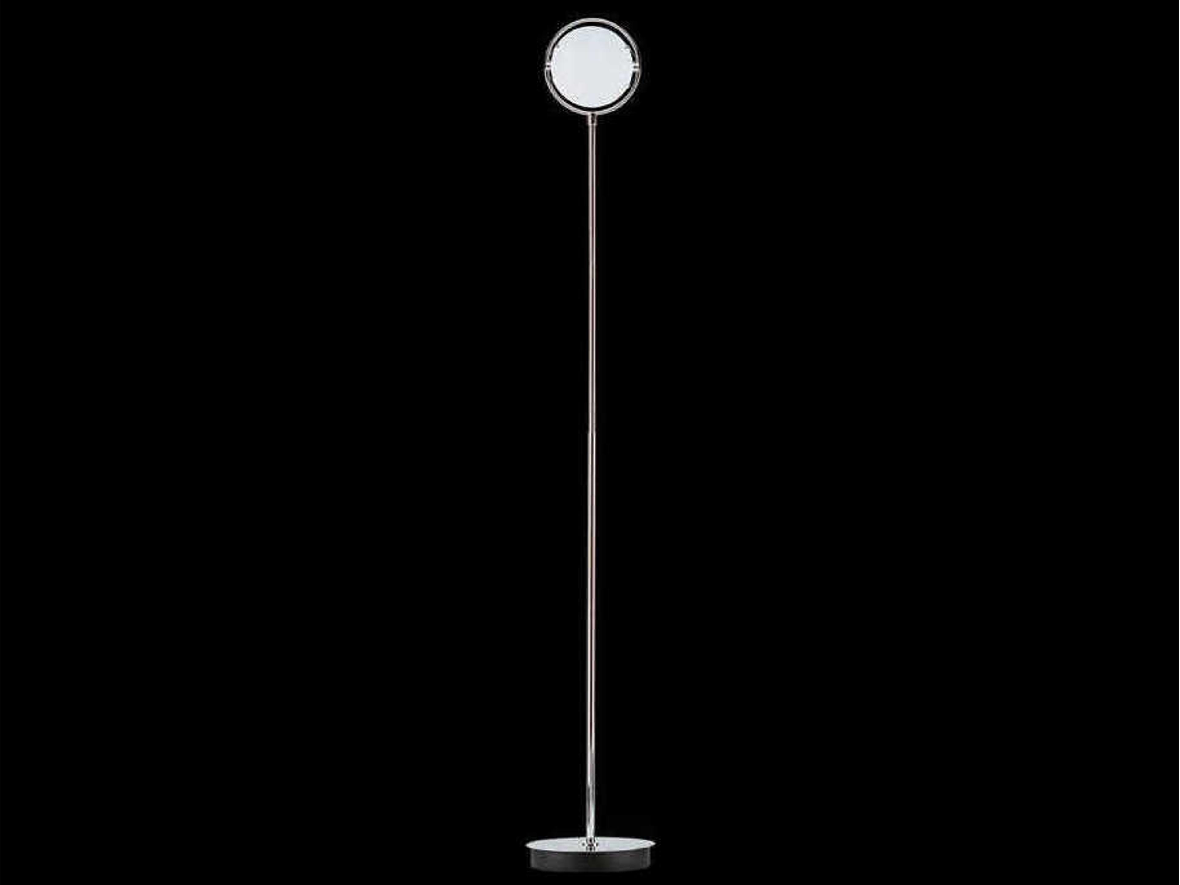 Fontana Arte Nobi Chrome Glass Floor Lamp