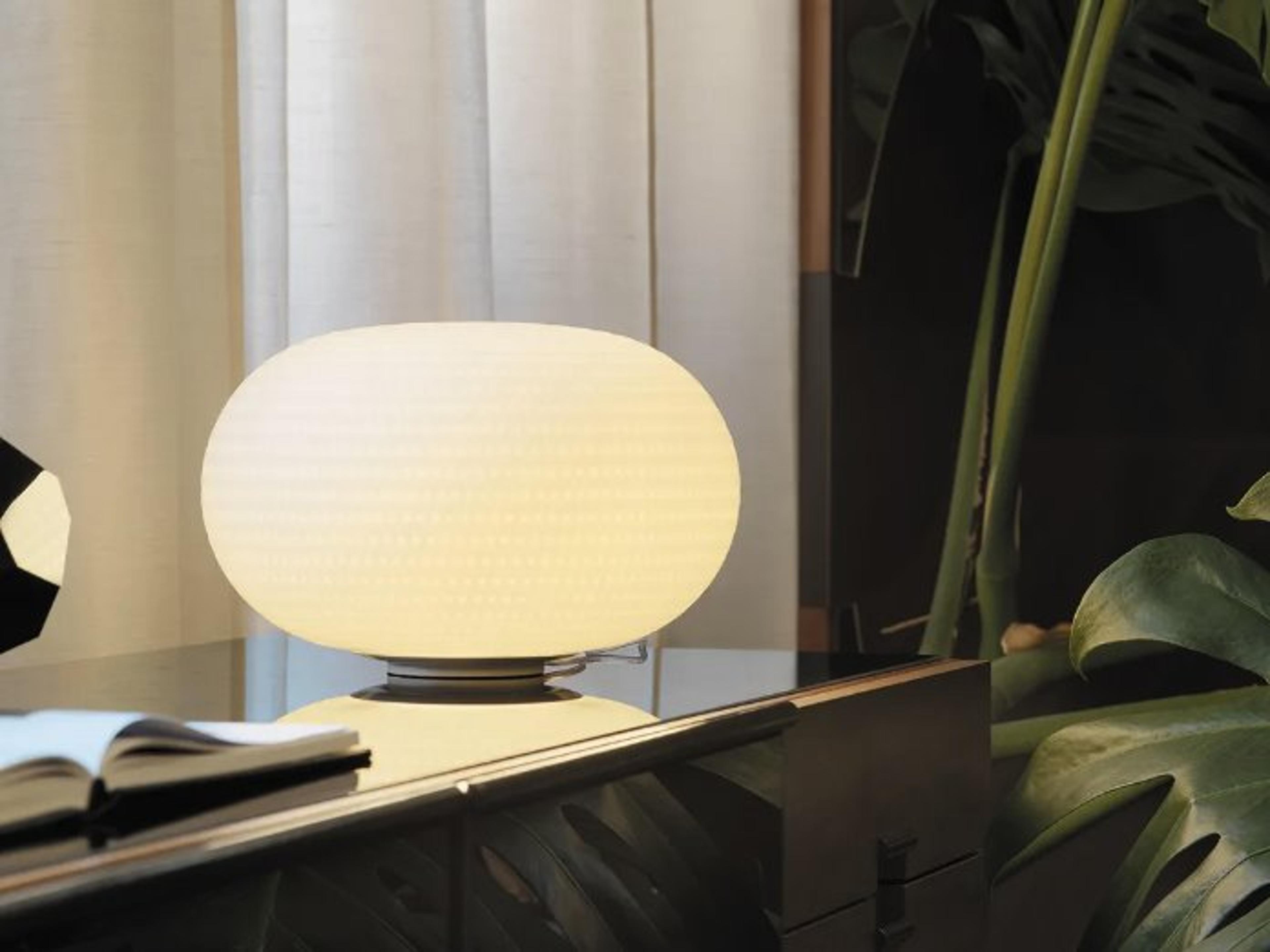 Fontana Arte Bianca LED White Glass Table Lamp