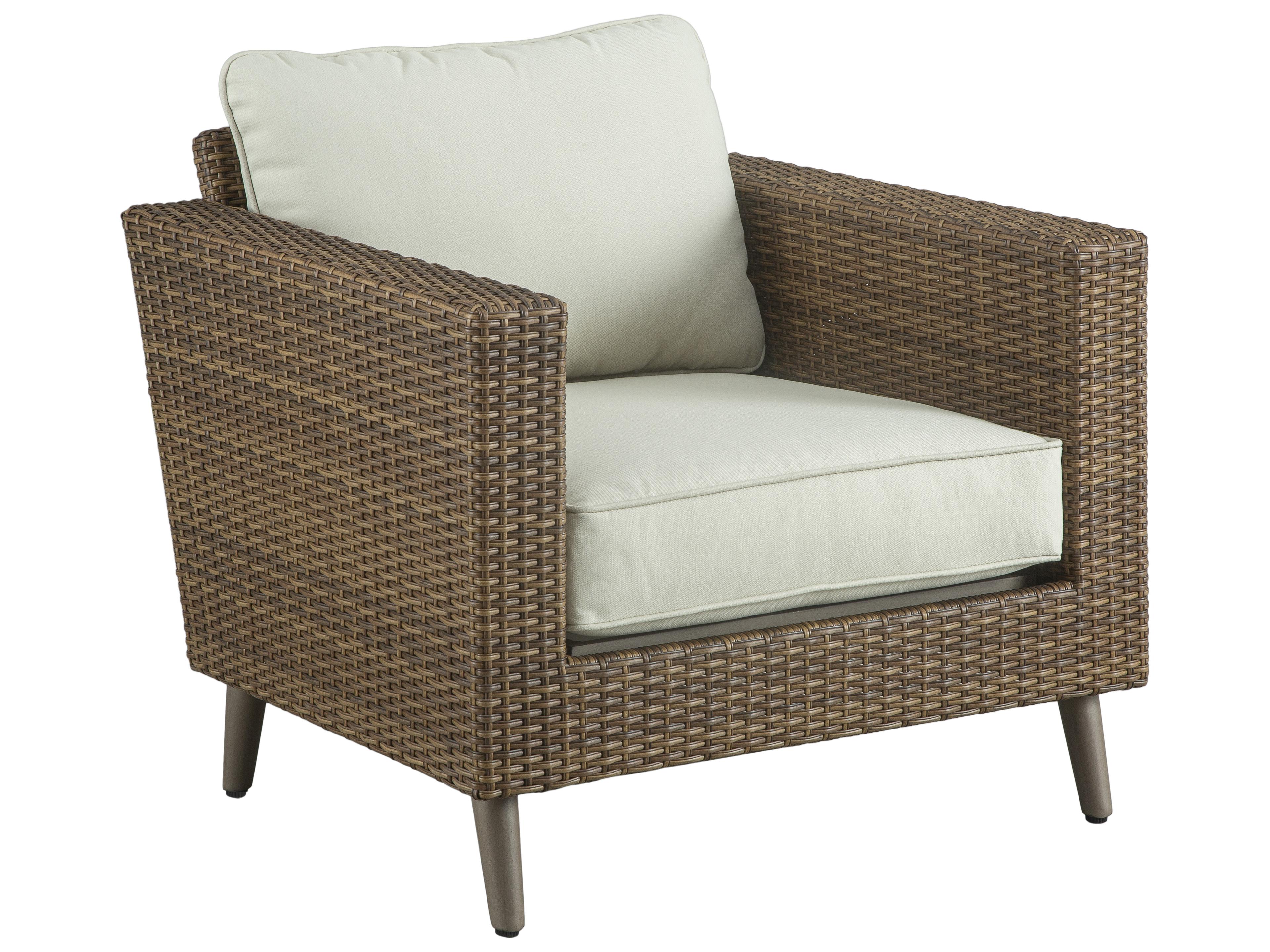 Drew and Jonathan Home Skyline Wicker Hidden Motion Patio Club Chair
