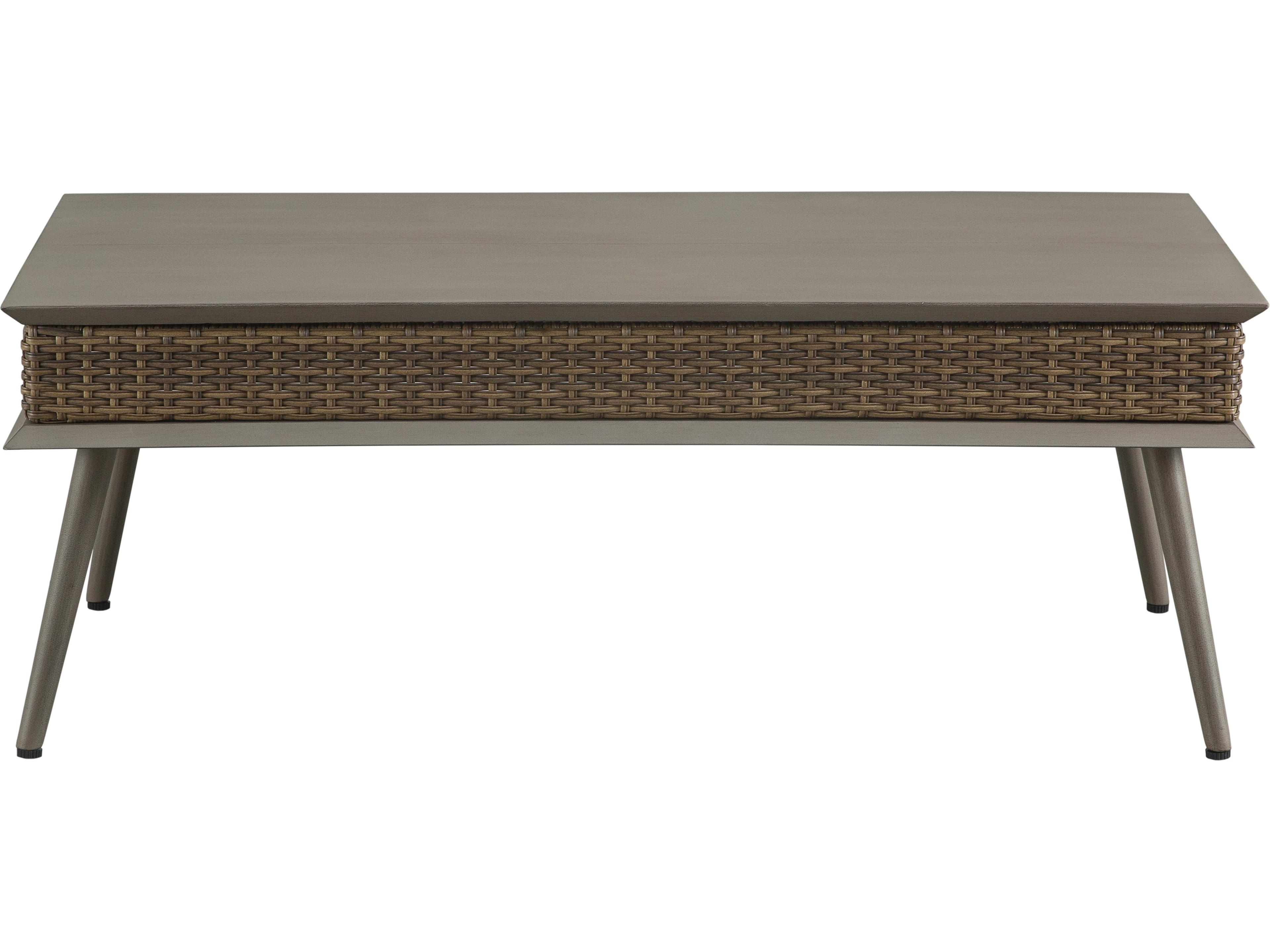 Drew and Jonathan Home Skyline Rectangular Alumimum Outdoor Coffee Table