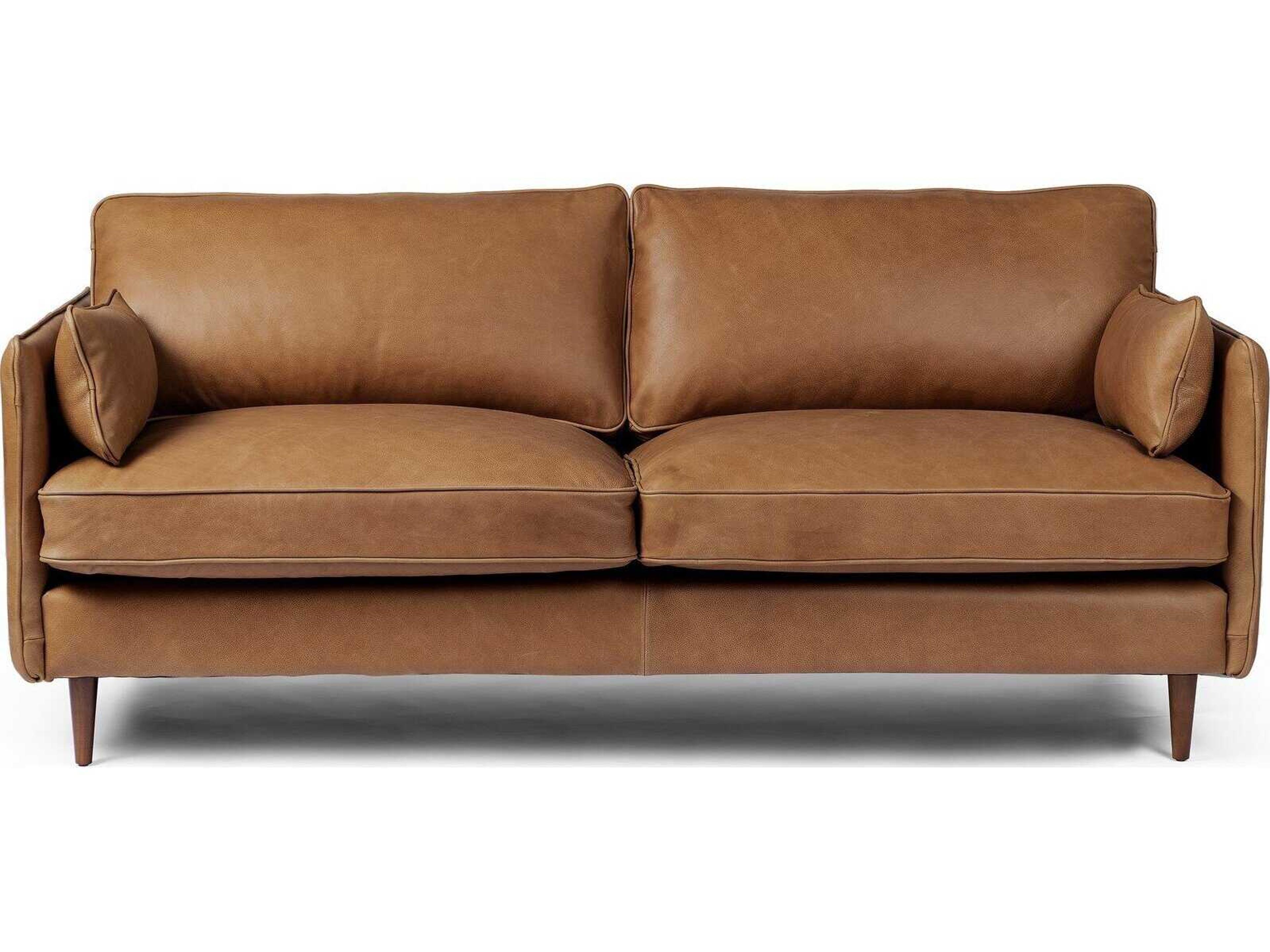 Four Hands Ashford Reese Palermo Cognac Leather Sofa