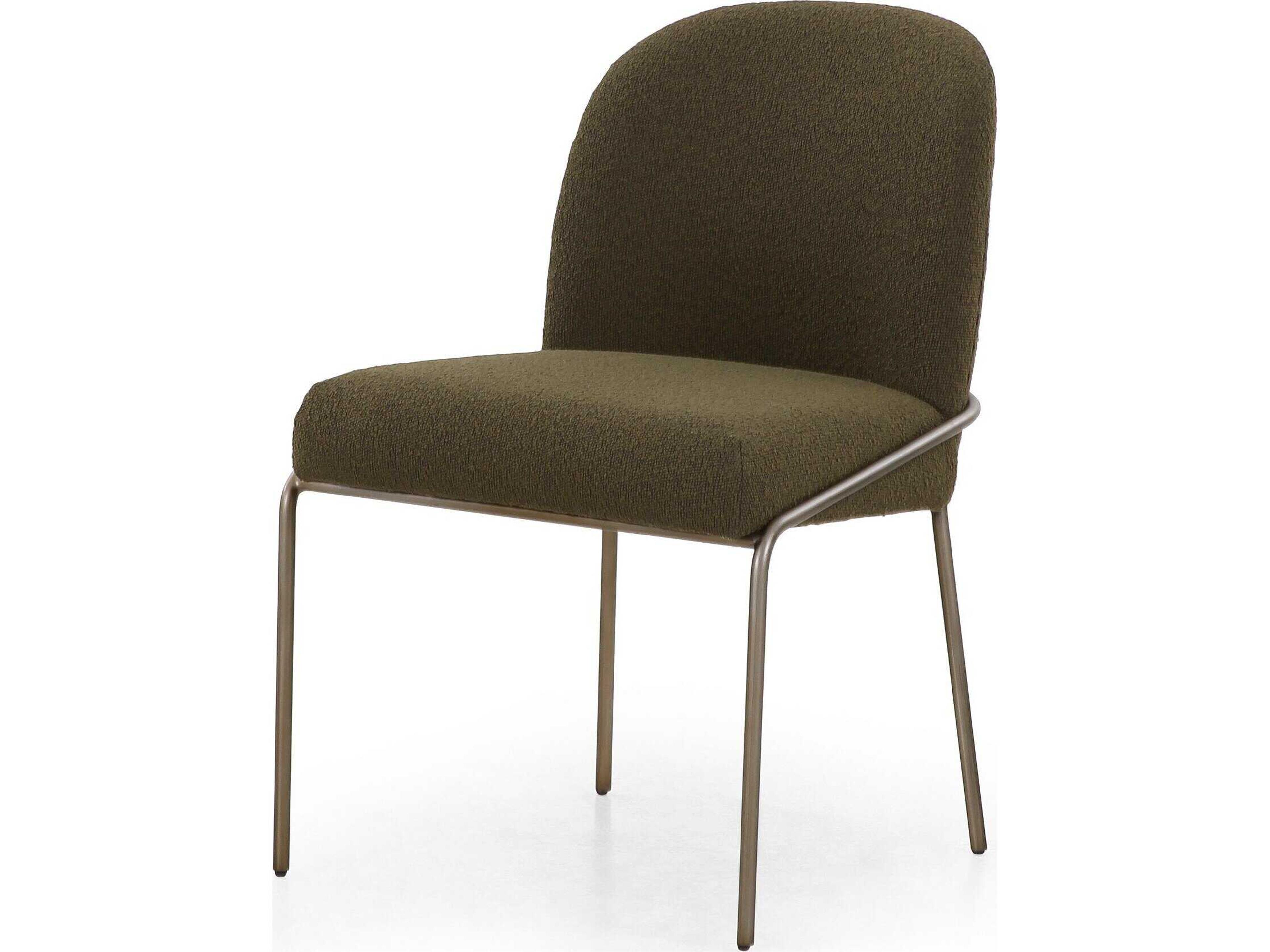 Grayson Astrud FIQA Boucle Olive Upholstered Dining Chair