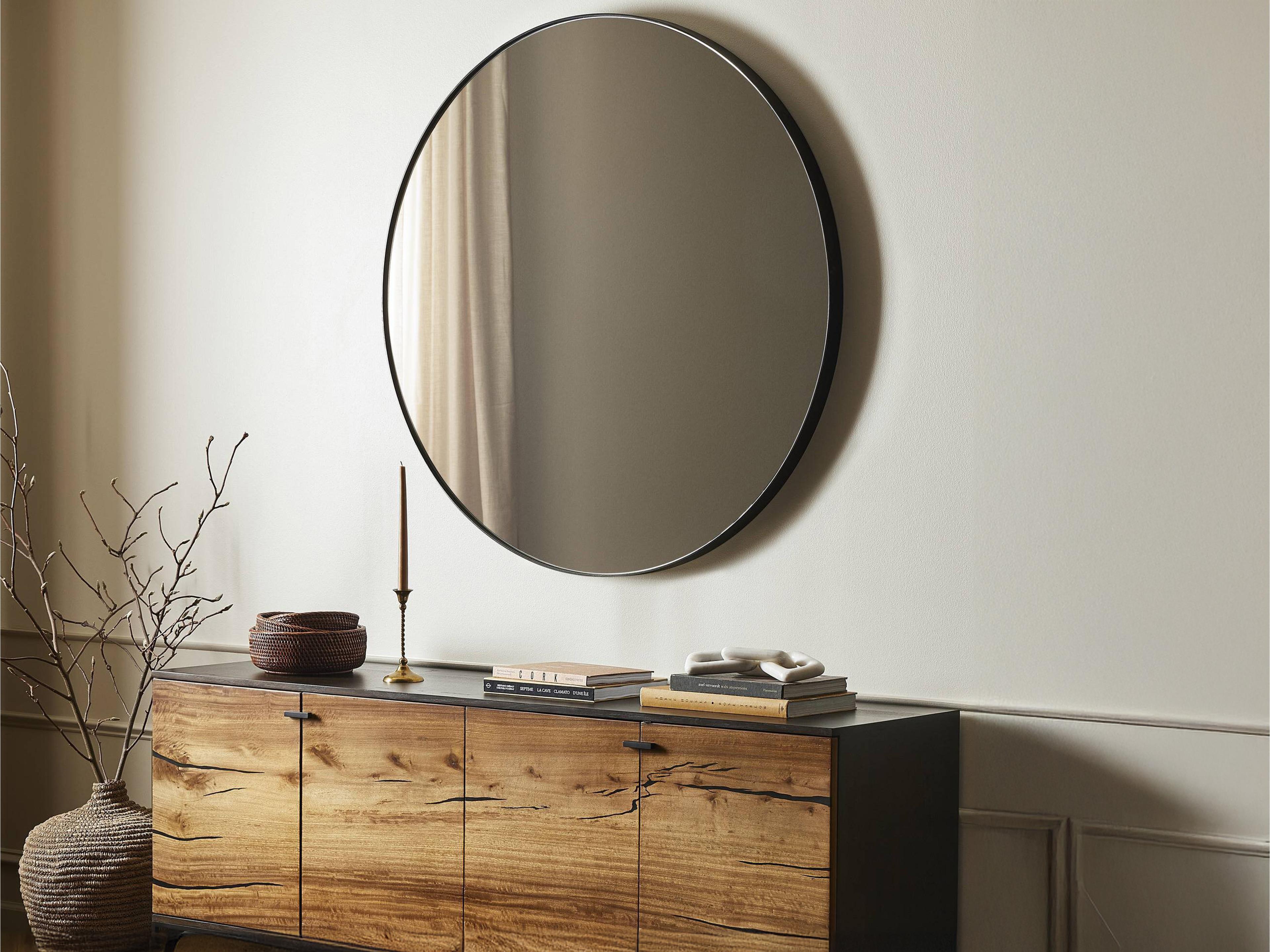 Four Hands Hughes Bellvue Round Wall Mirror