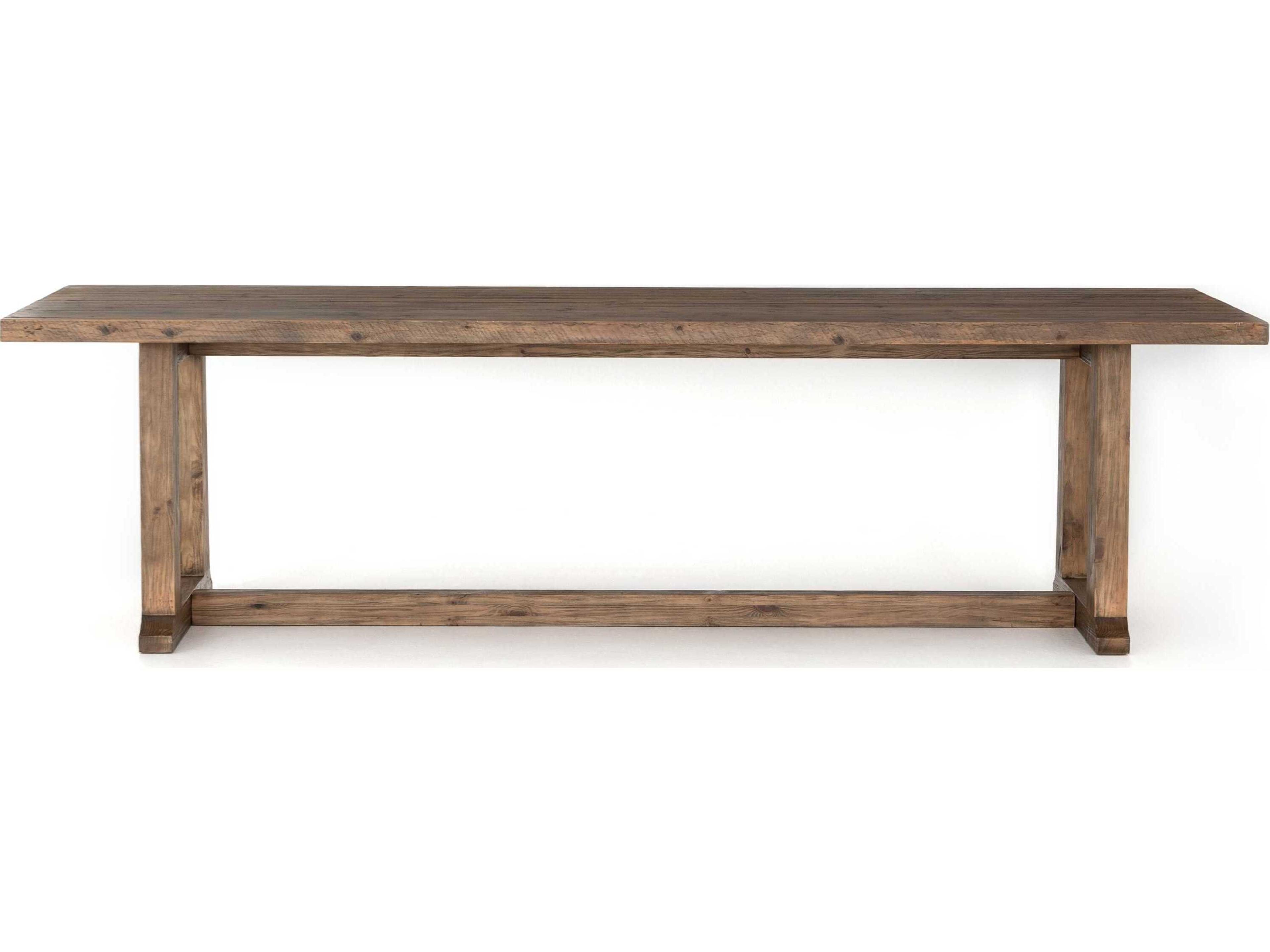 Luxecor Globetrotter Otto Rectangular Wood Honey Pine Waxed Bleached Dining Table