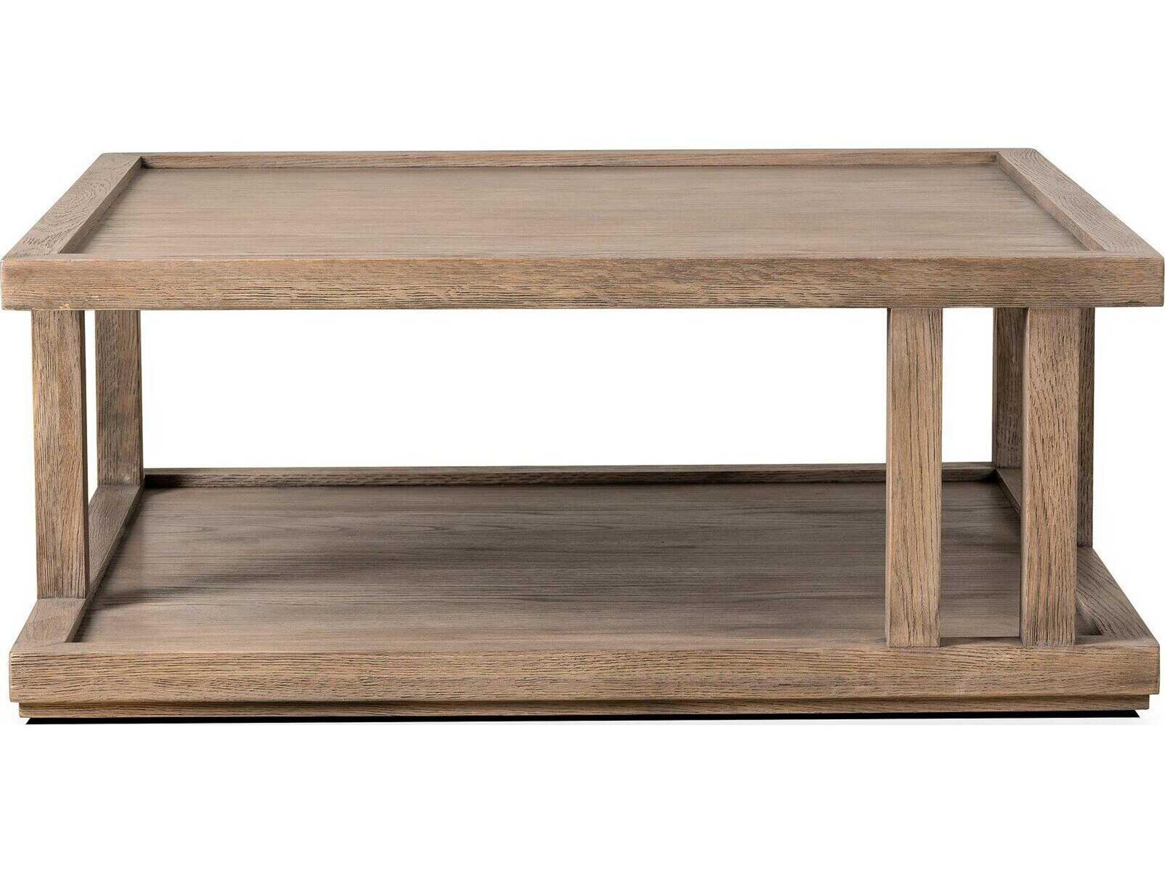 Four Hands Irondale Charley Warm Natural Oak Coffee Table