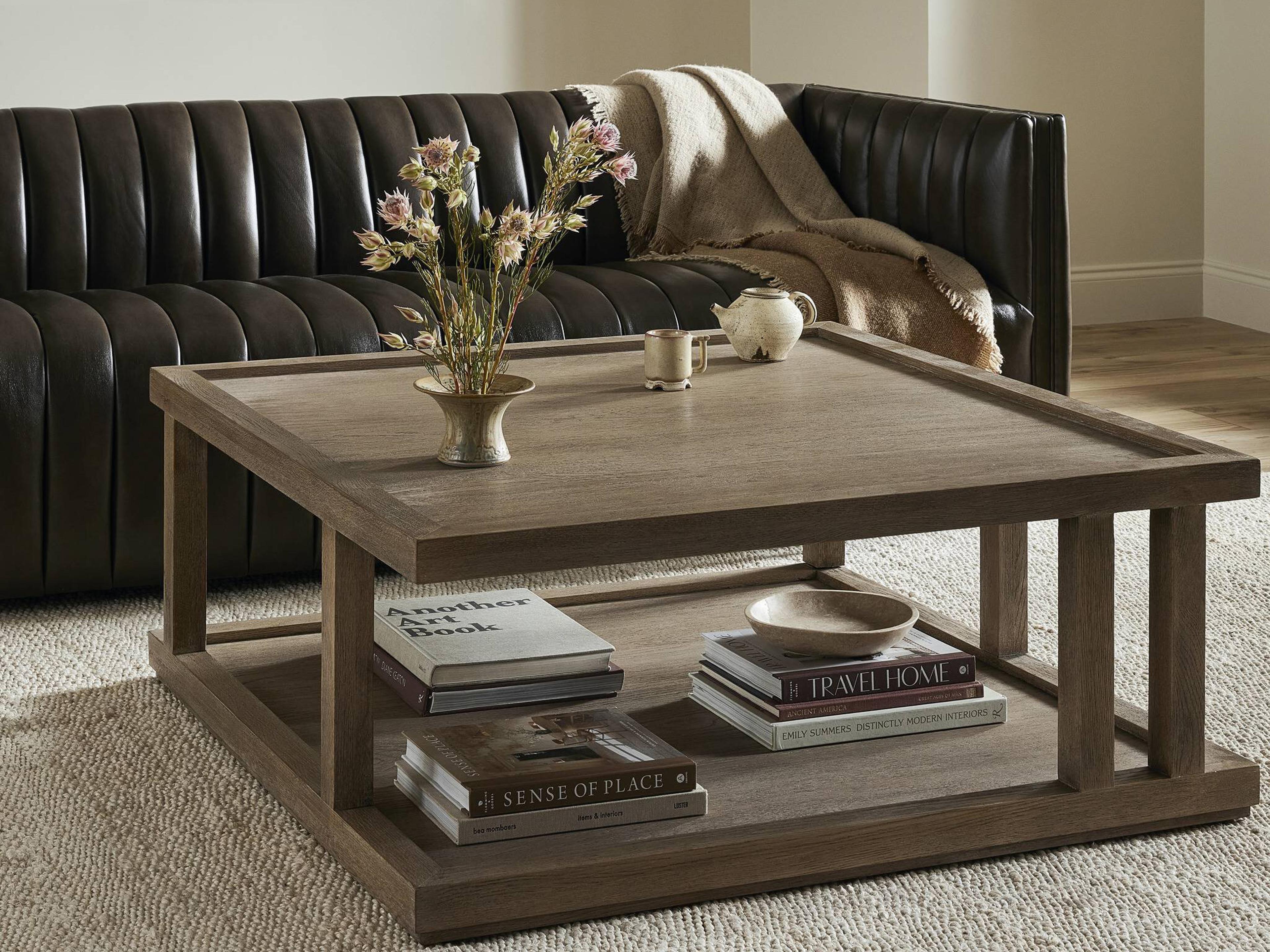 Four Hands Irondale Charley Warm Natural Oak Coffee Table