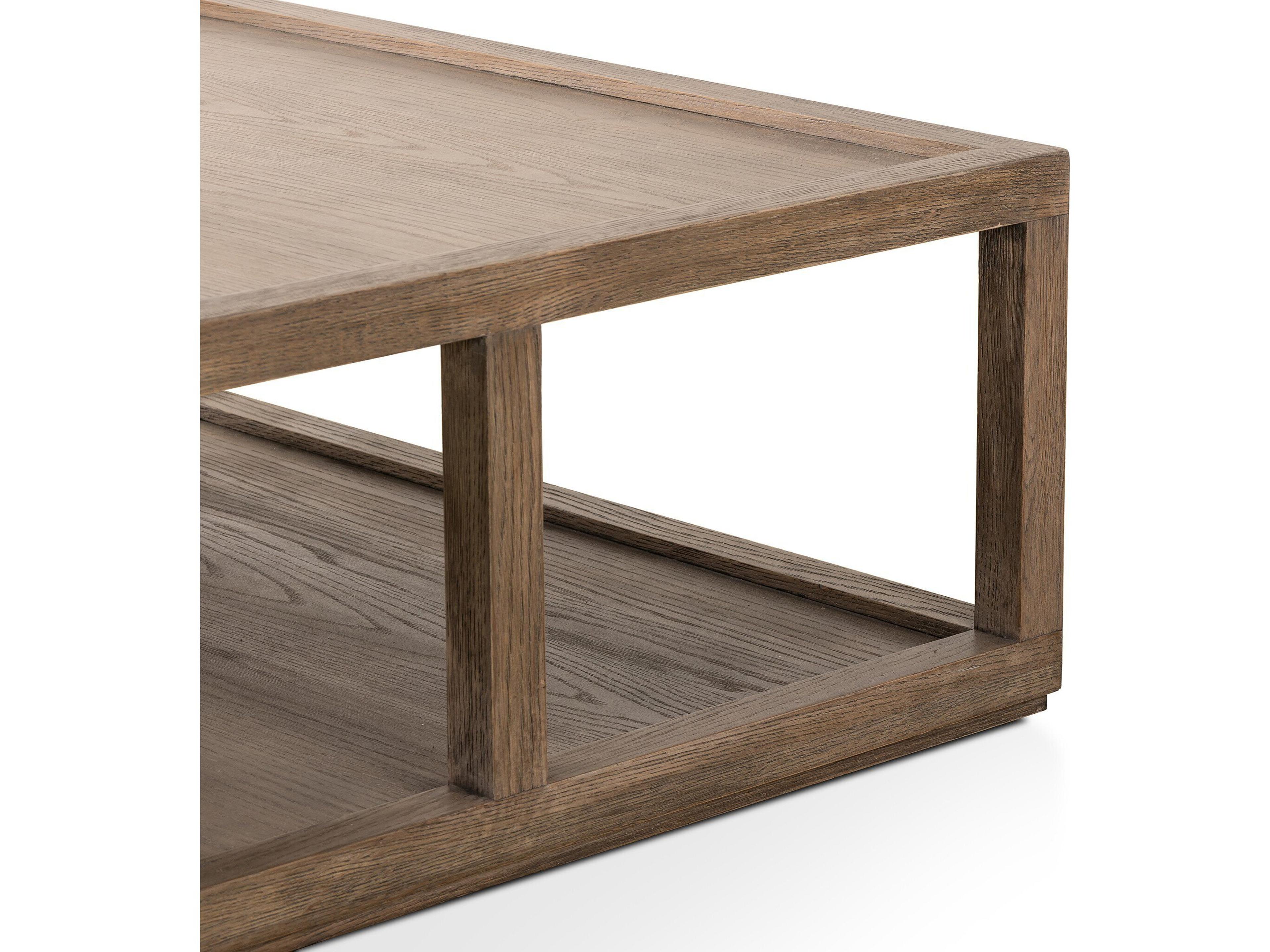 Four Hands Irondale Charley Warm Natural Oak Coffee Table