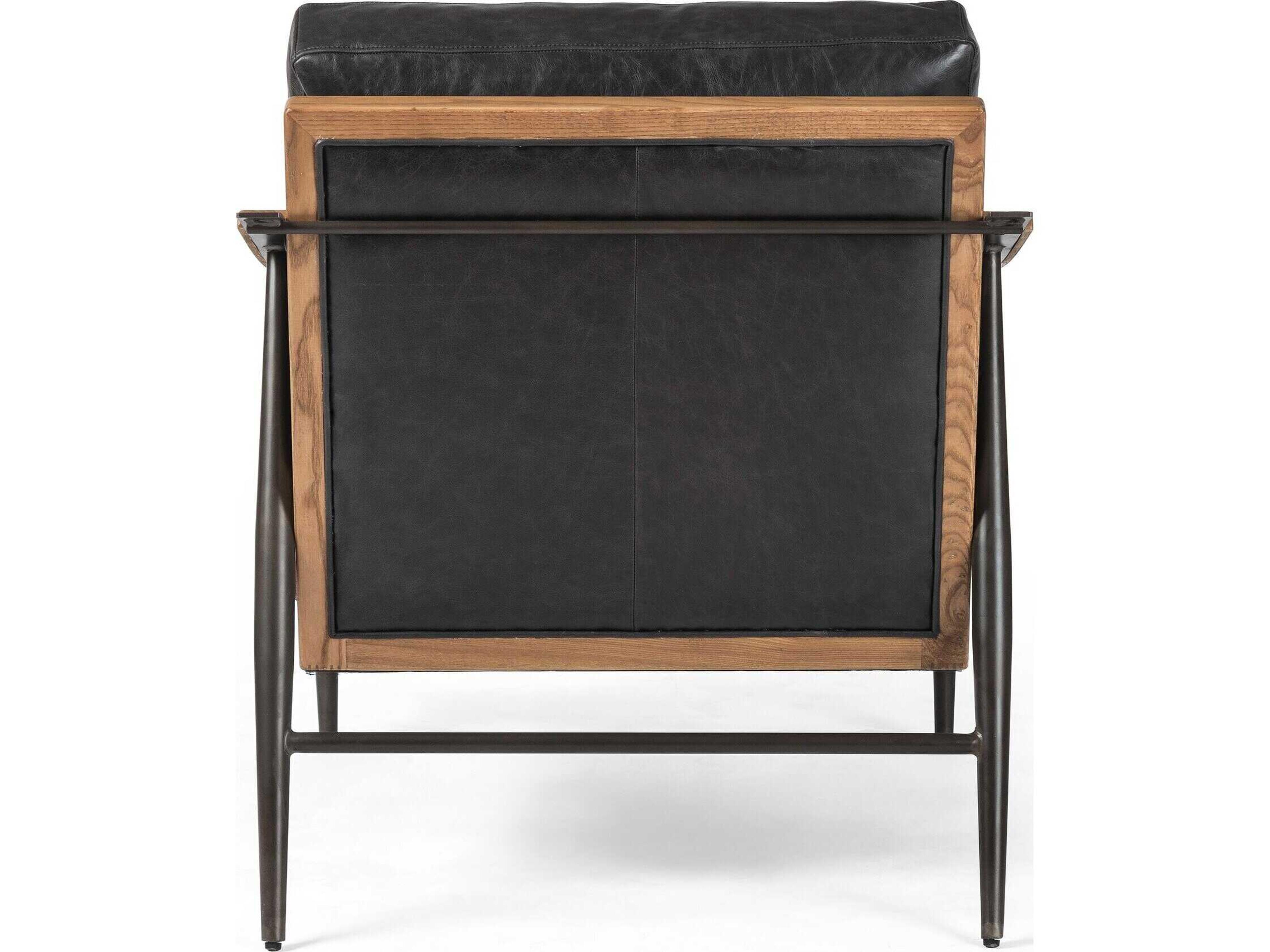 Four Hands Westgate Kennedy Black Fabric Accent Chair