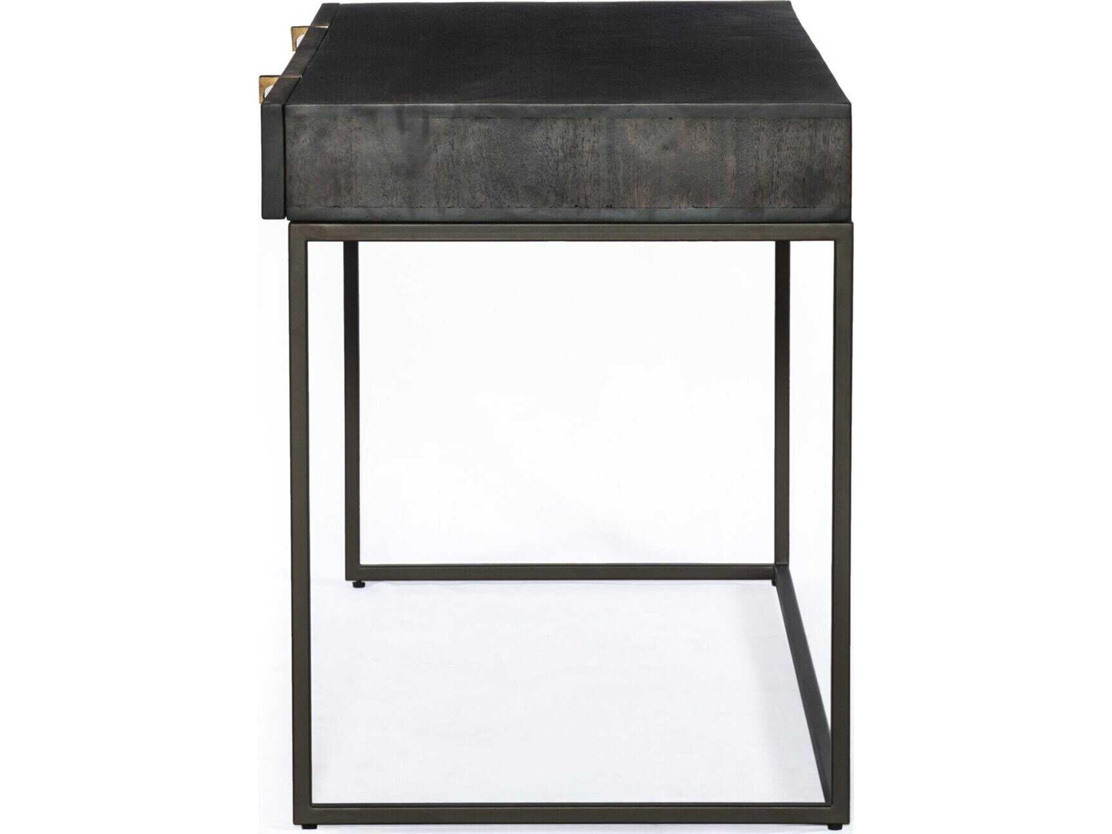 Four Hands Aiden Kelby Brown Mango Wood Writing Desk