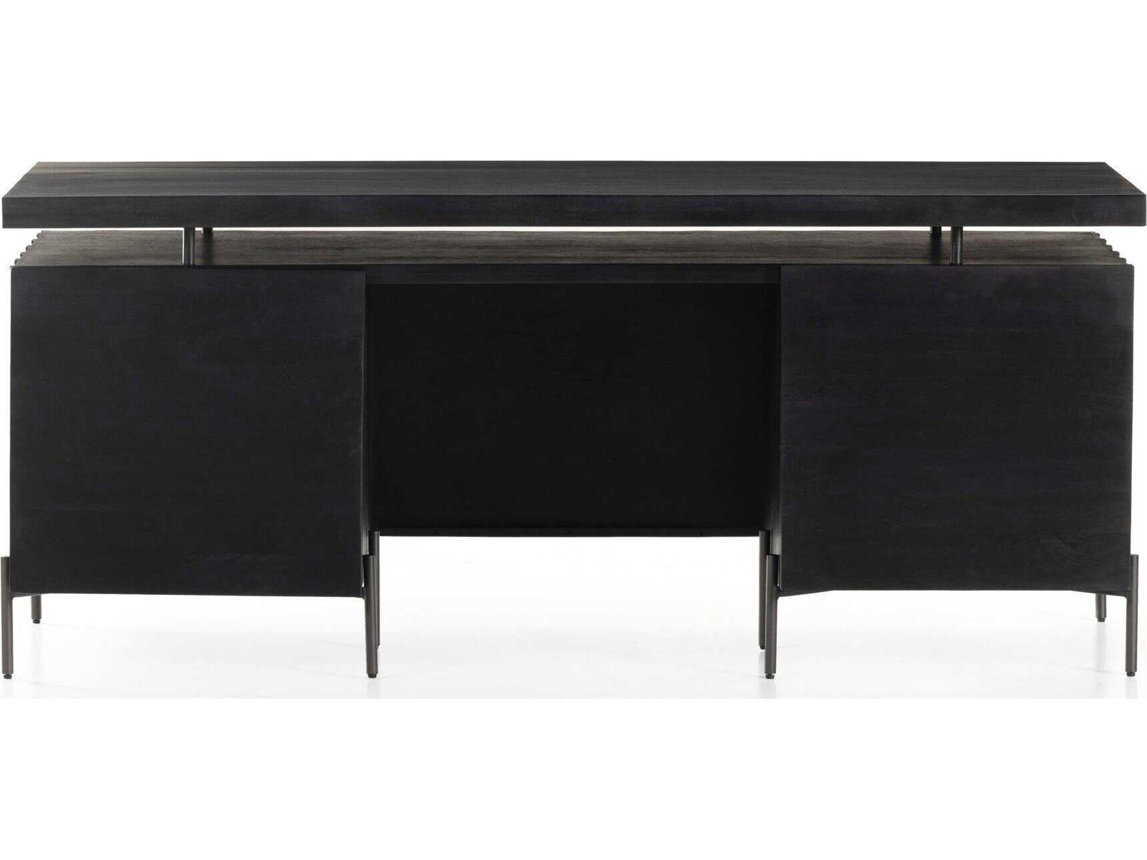 Four Hands Fallon Raffael Gunmetal Mango Wood Desk