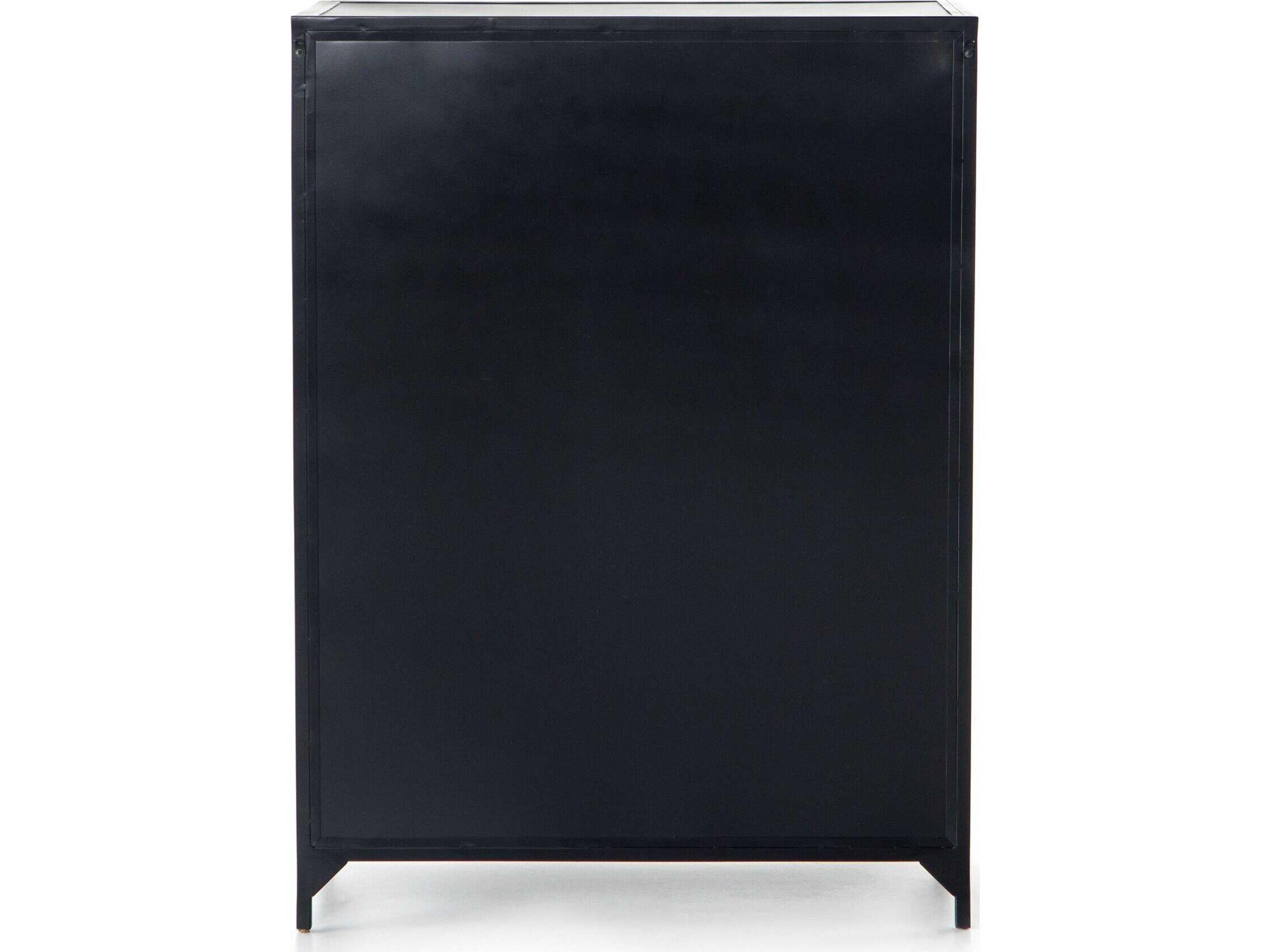 Four Hands Belmont 8-Drawers Black Weathered Bronze Accent Chest