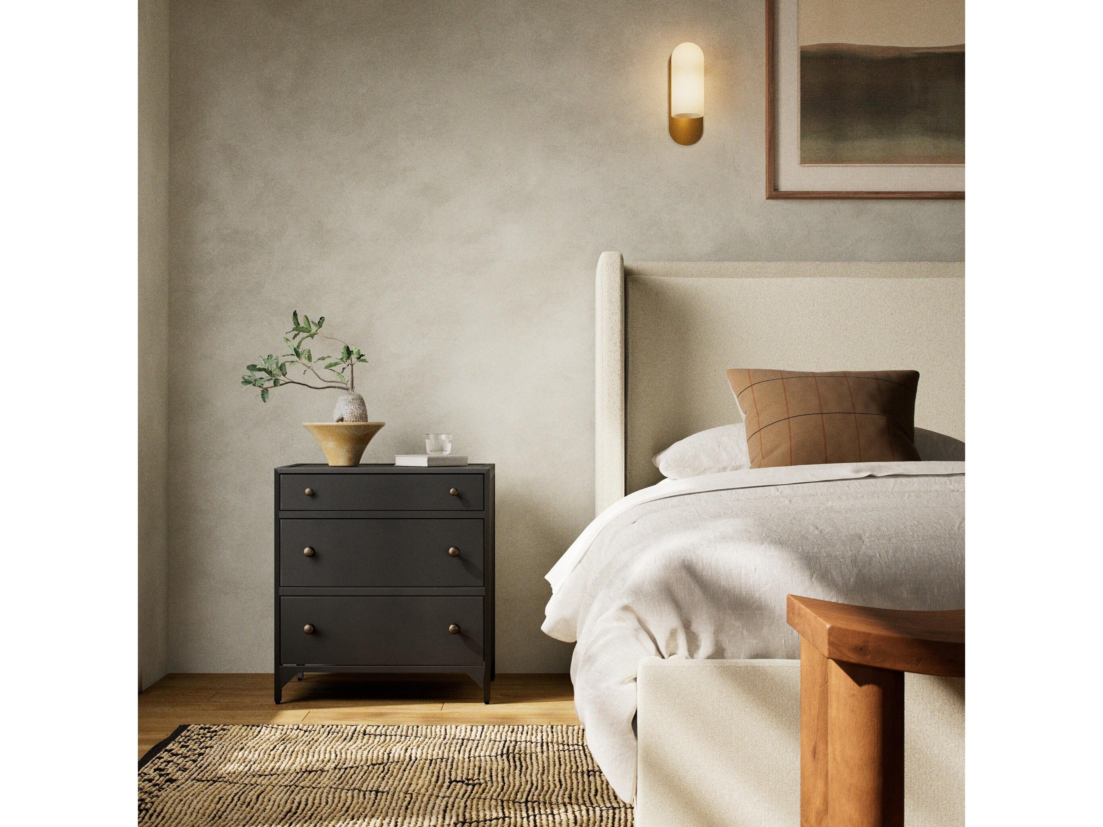 Four Hands Belmont 3-Drawers Nightstand