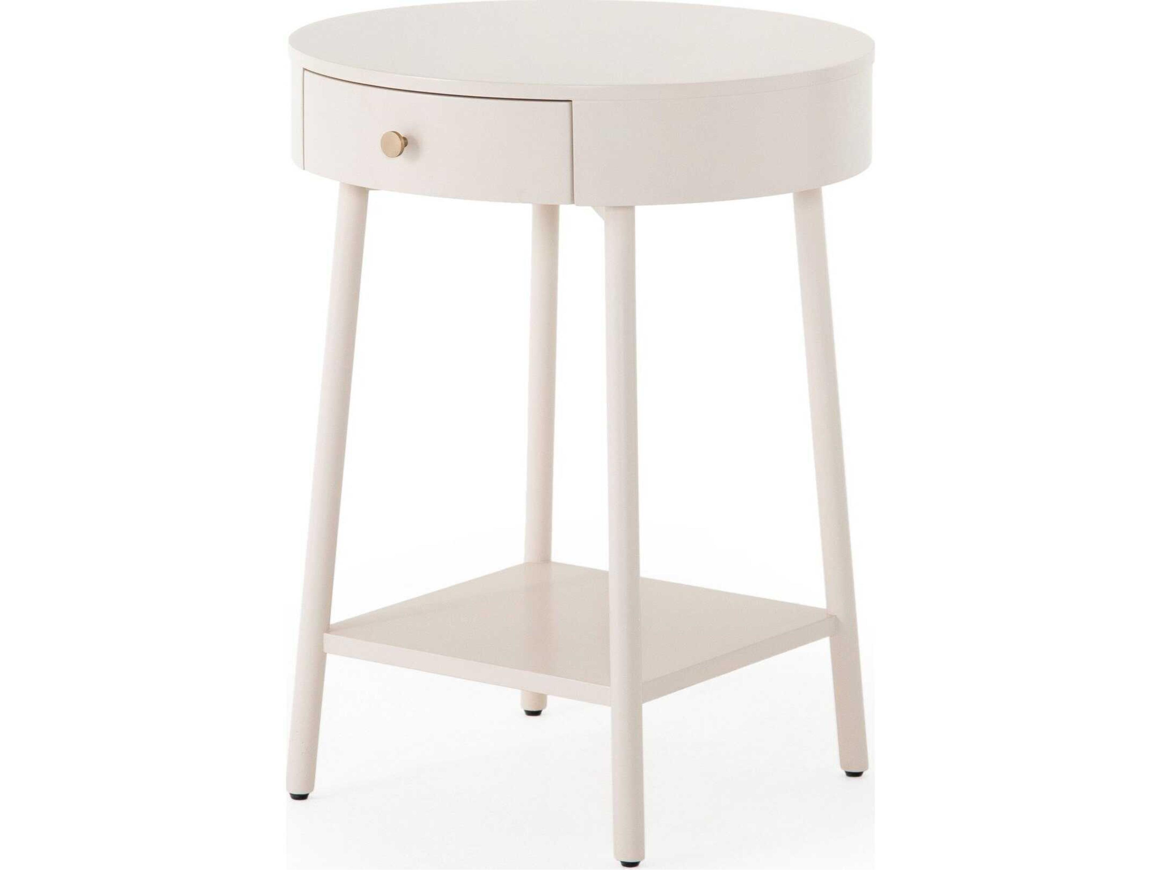 Van Nightstand Off-White Modern