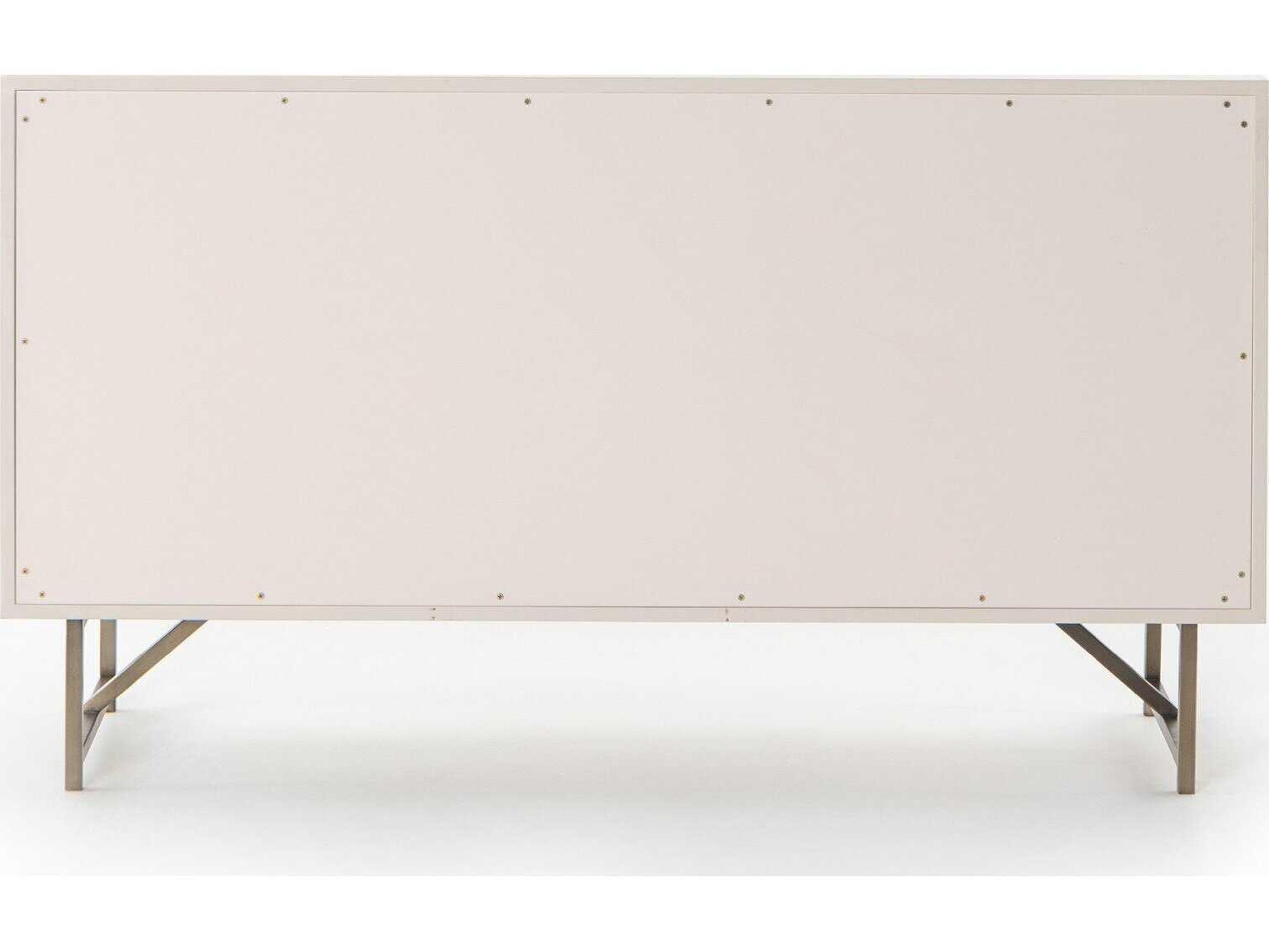 Four Hands Belfast Van 7-Drawers White Hardwood Double Dresser