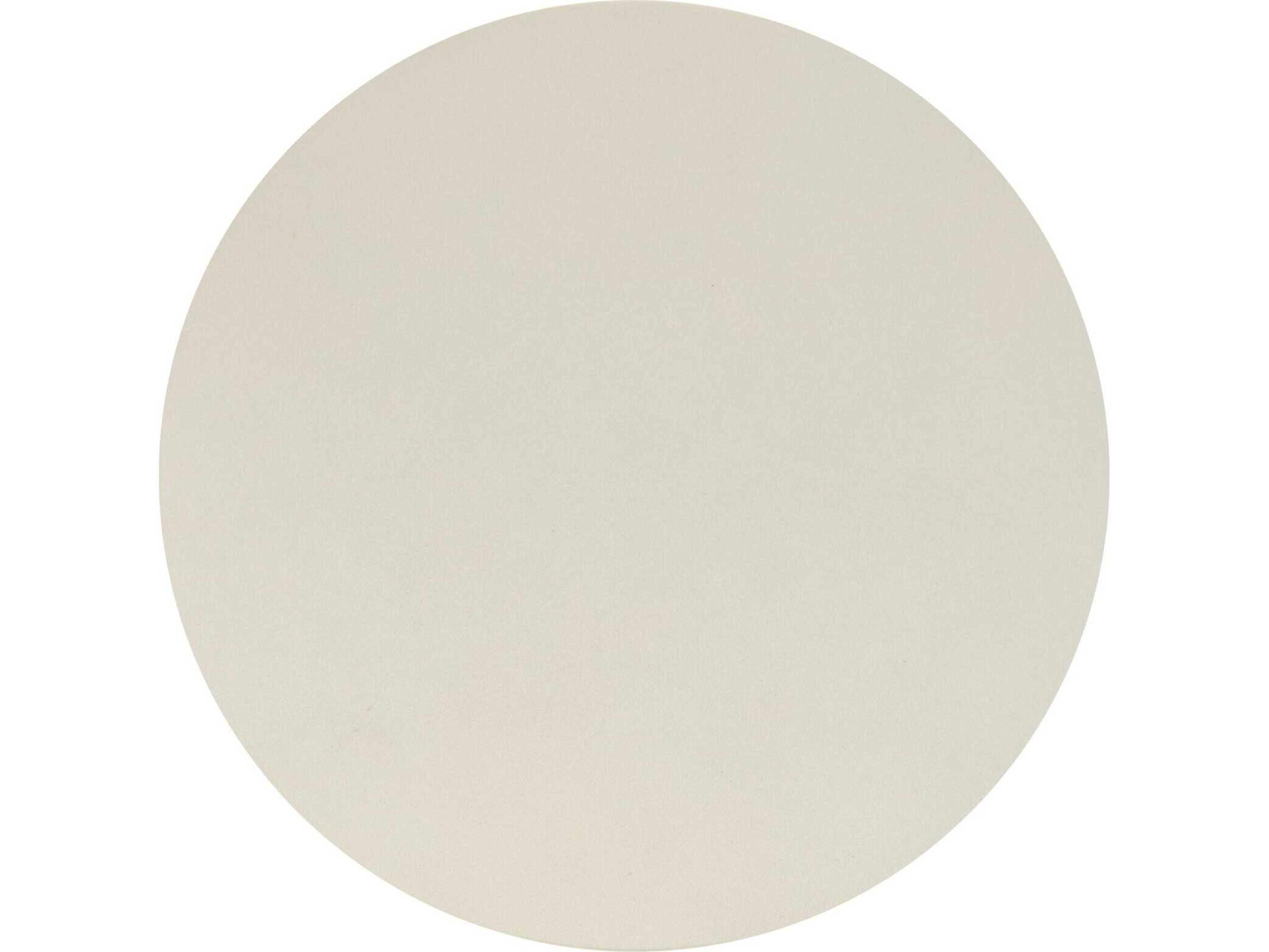 Four Hands Thayer Colorado White Concrete Drum Coffee Table