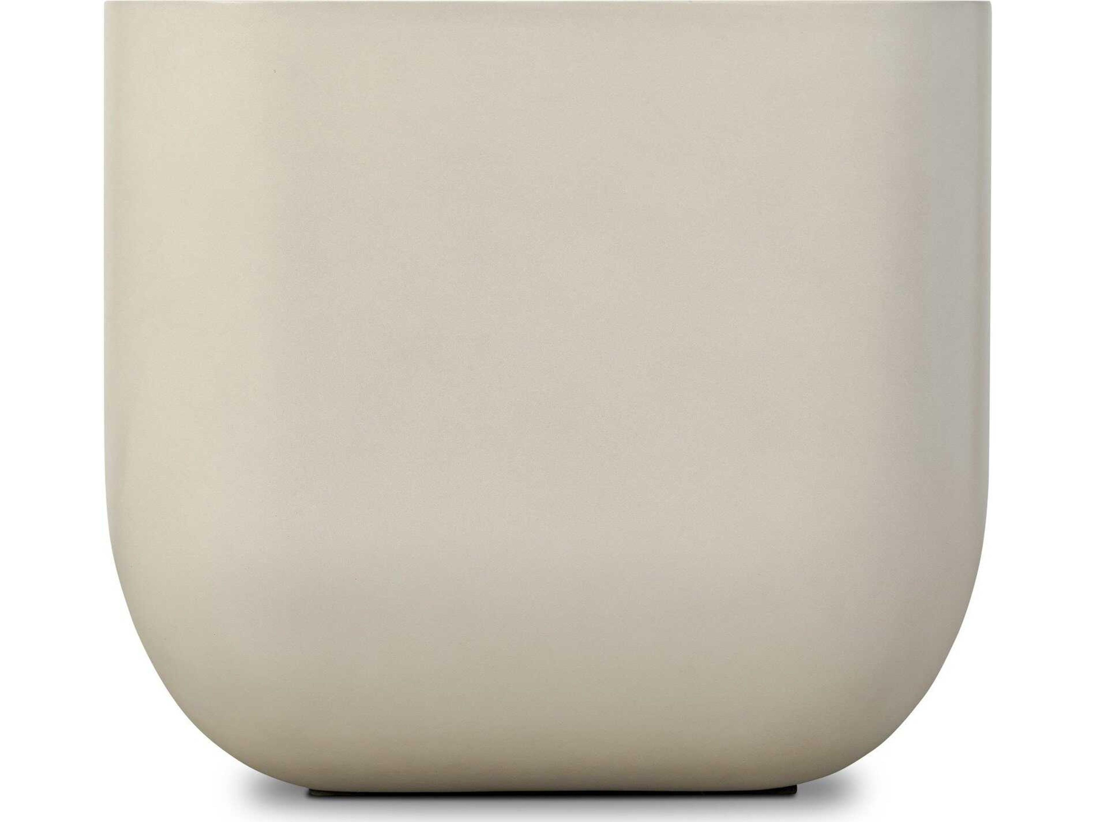 Four Hands Thayer Ivan White Concrete Square End Table