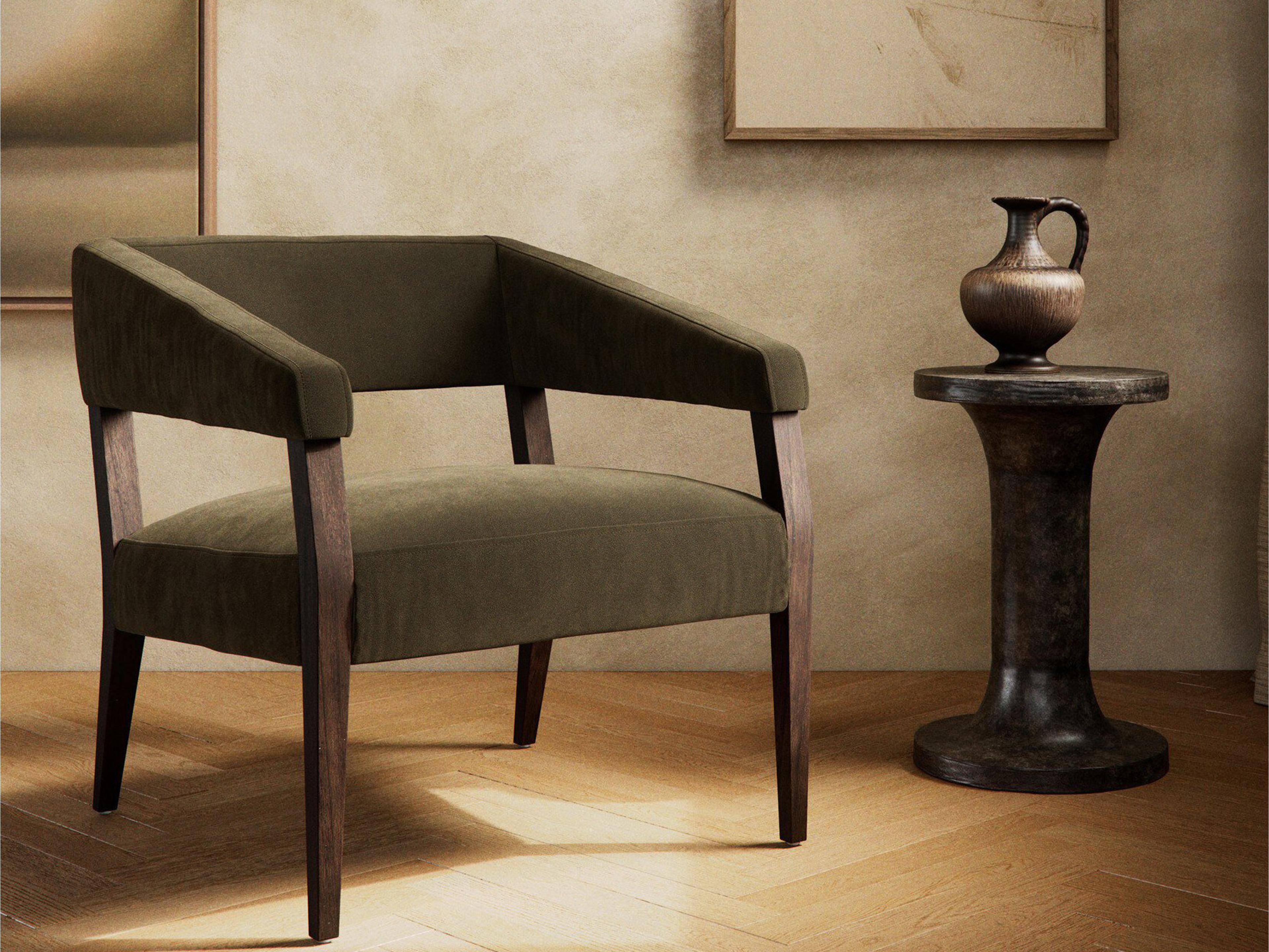 Luxecor Globetrotter Gary Green Accent Chair