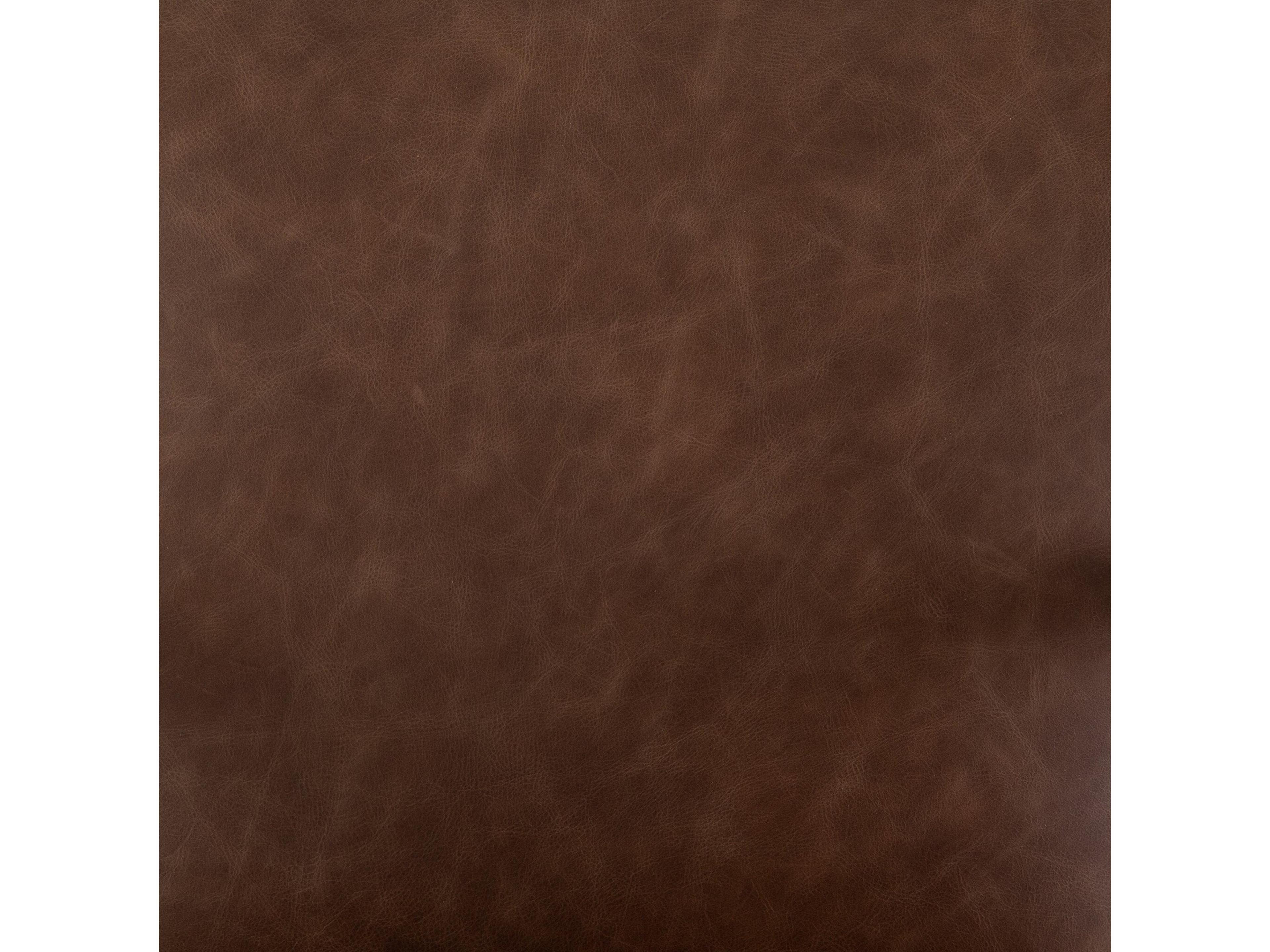 Four Hands Abbott Brown Leather Swivel Computer Office Chair