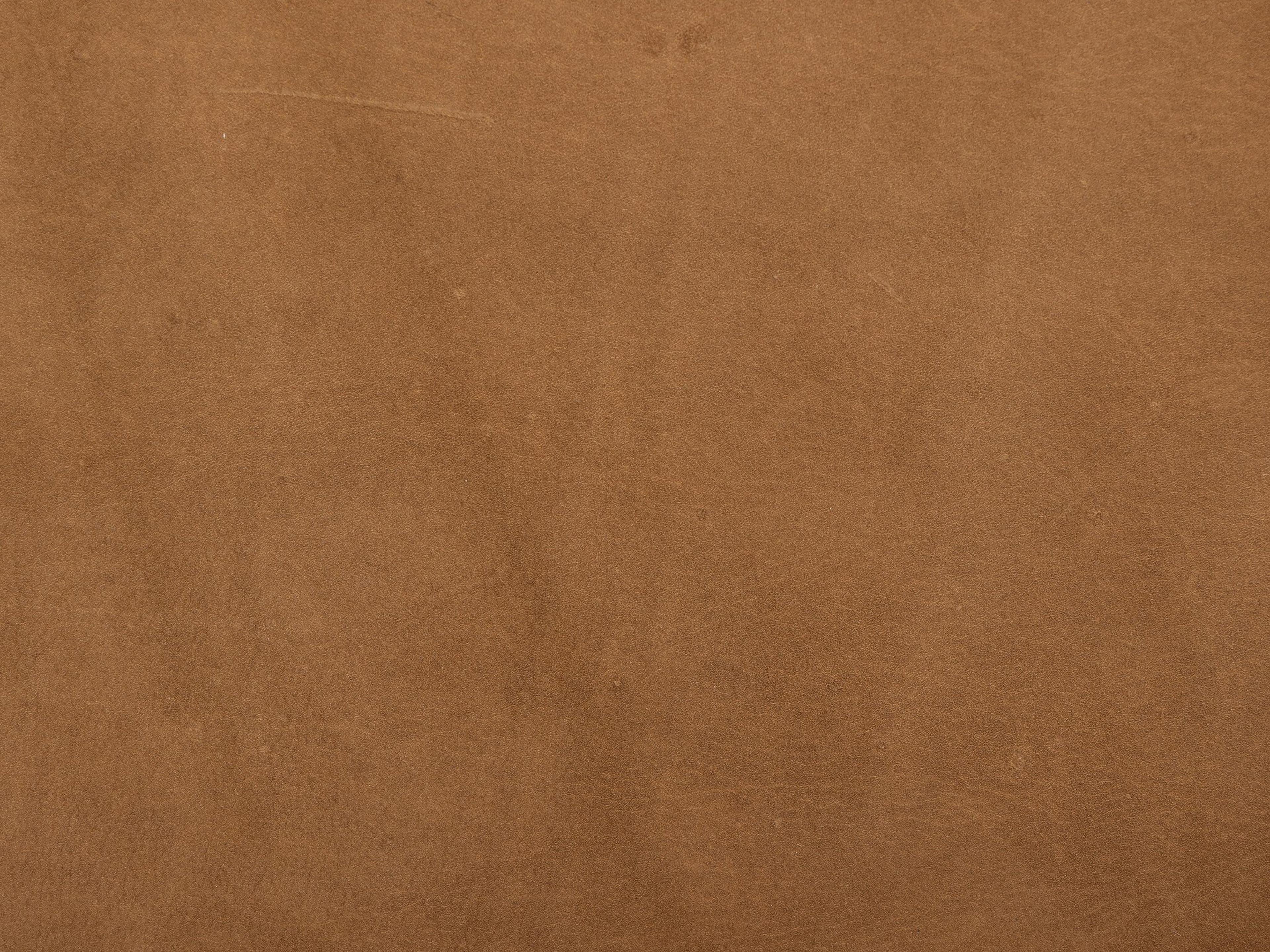 Four Hands Abbott Tyler Nubuck Cognac Leather Armchair